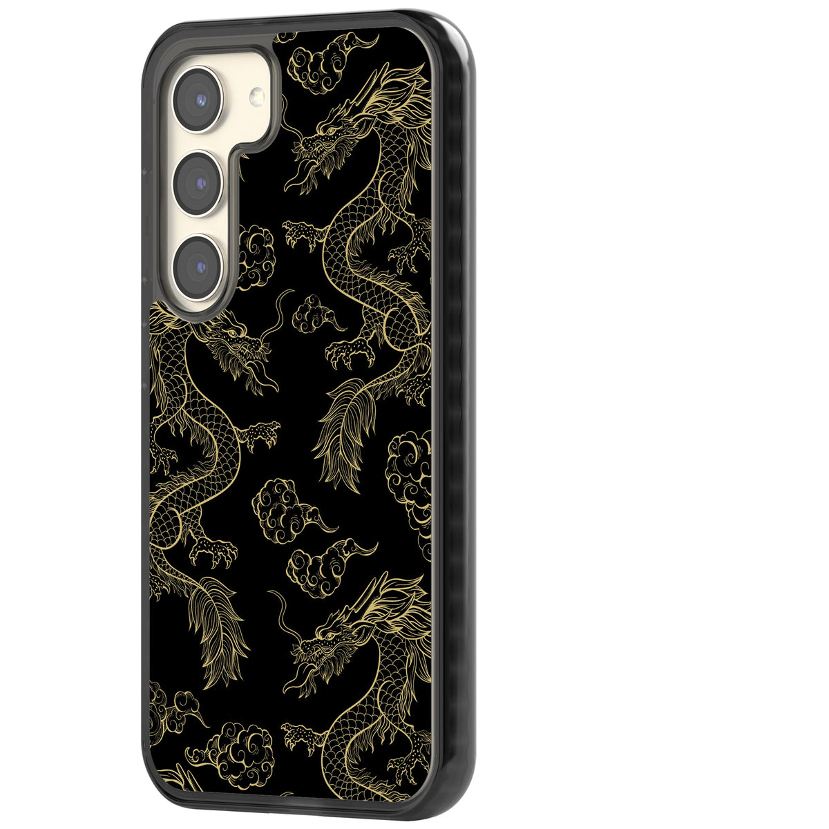 Golden Dynasty Samsung S22 / Samsung S22 Plus / Samsung S23 / Samsung S23 Plus / Samsung S24 / Samsung S24 Plus Impact Black Phone Case side