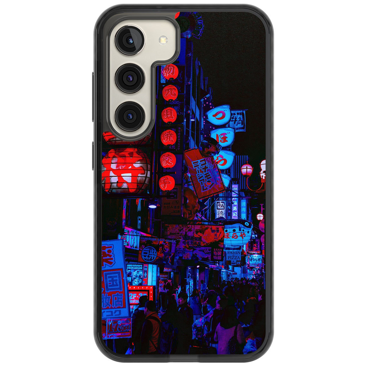 Neon Tokyo Samsung S22 / Samsung S22 Plus / Samsung S23 / Samsung S23 Plus / Samsung S24 / Samsung S24 Plus Impact Black Phone Case front