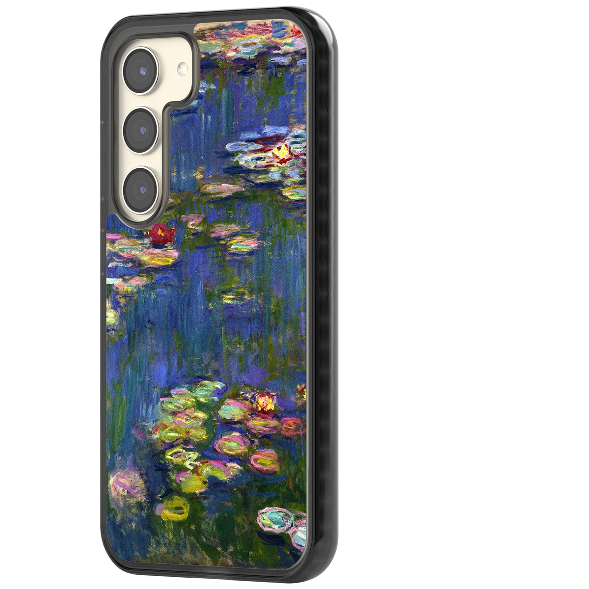 Water Lilies II Samsung S22 / Samsung S22 Plus / Samsung S23 / Samsung S23 Plus / Samsung S24 / Samsung S24 Plus Impact Black Phone Case side