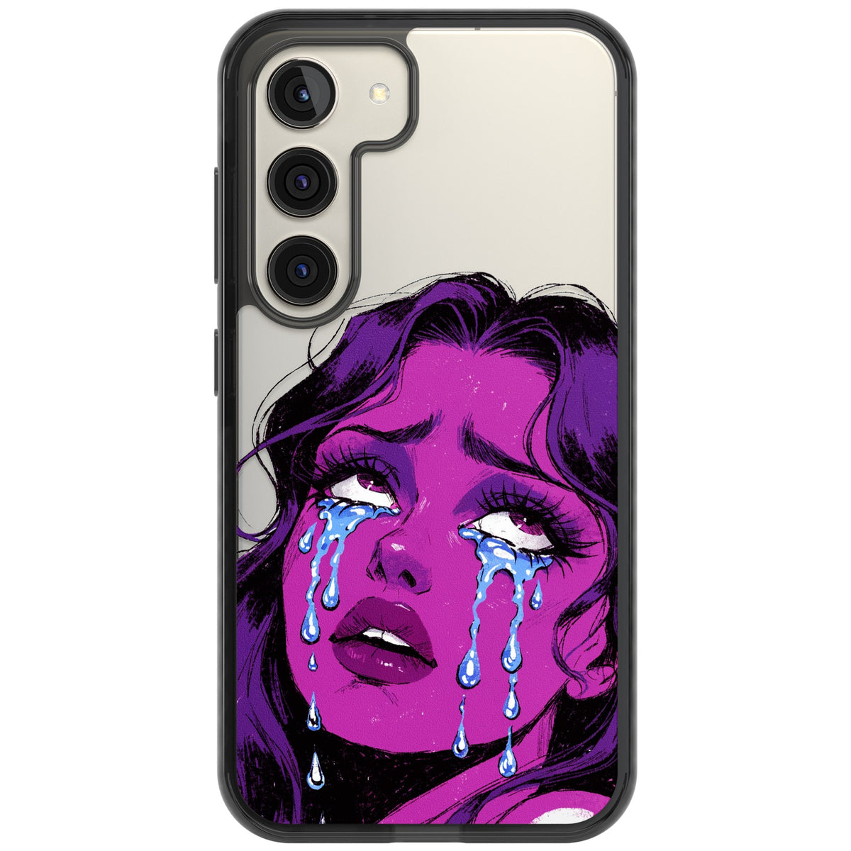 Drama Queen Samsung S22 / Samsung S22 Plus / Samsung S23 / Samsung S23 Plus / Samsung S24 / Samsung S24 Plus Impact Black Phone Case front