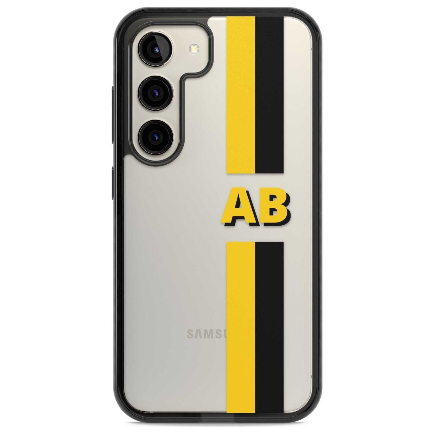 Personalised Clear Text 6F Custom Phone Case Samsung S22 / Black Impact Case,Samsung S23 / Black Impact Case Blanc Space