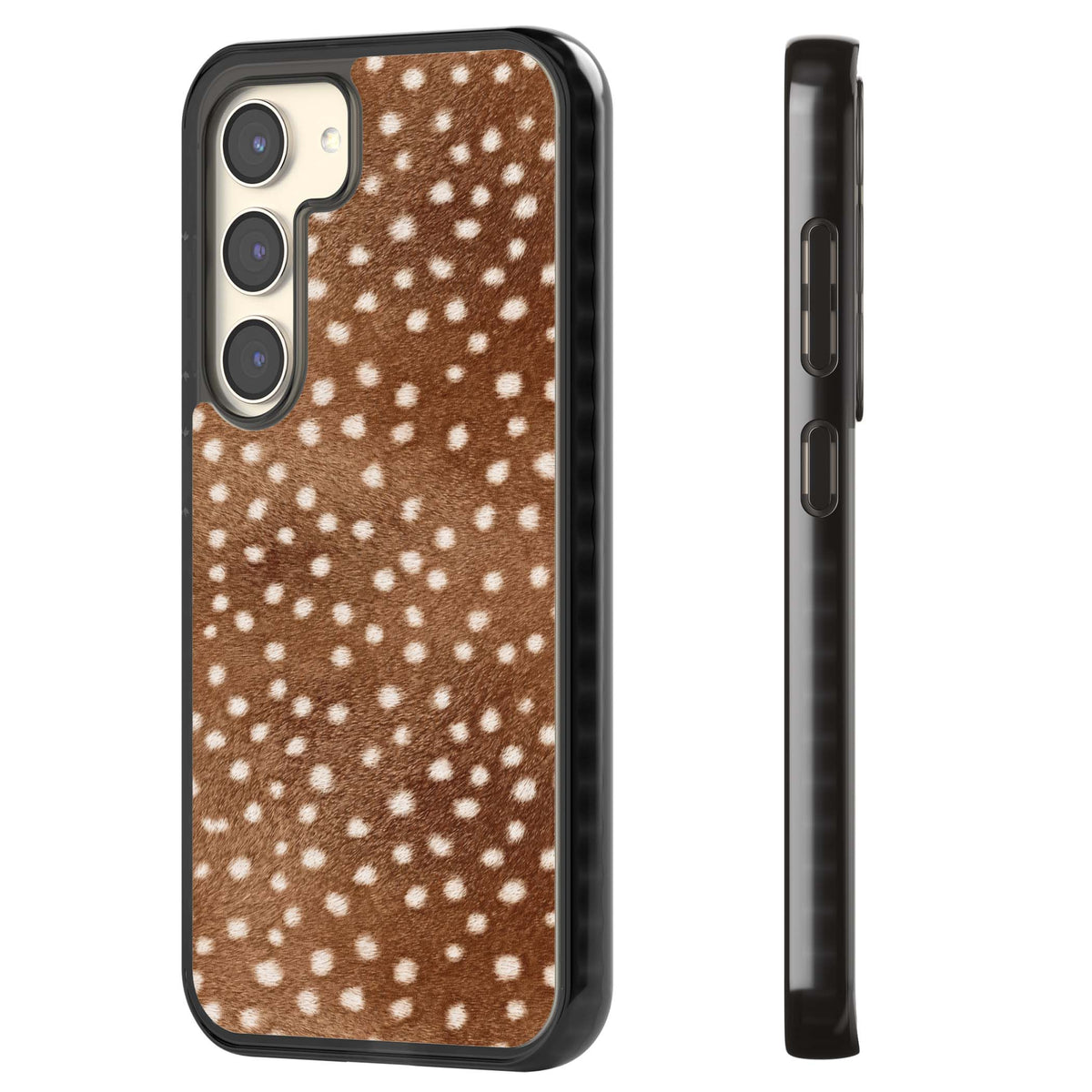 Deer Print animals iPhone case | Black Impact case for Samsung Galaxy S24, Samsung Galaxy S23, Samsung Galaxy S22