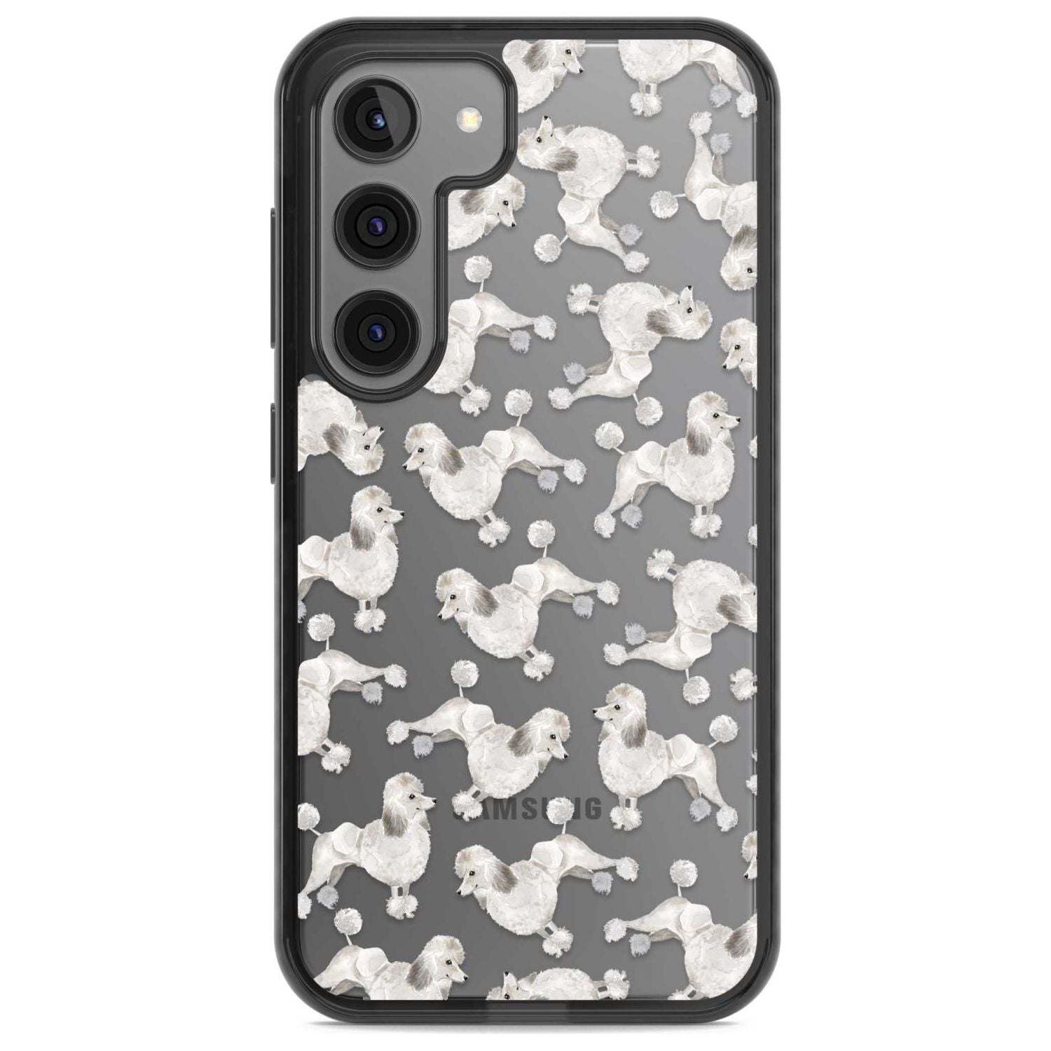 Poodle Watercolor Pattern