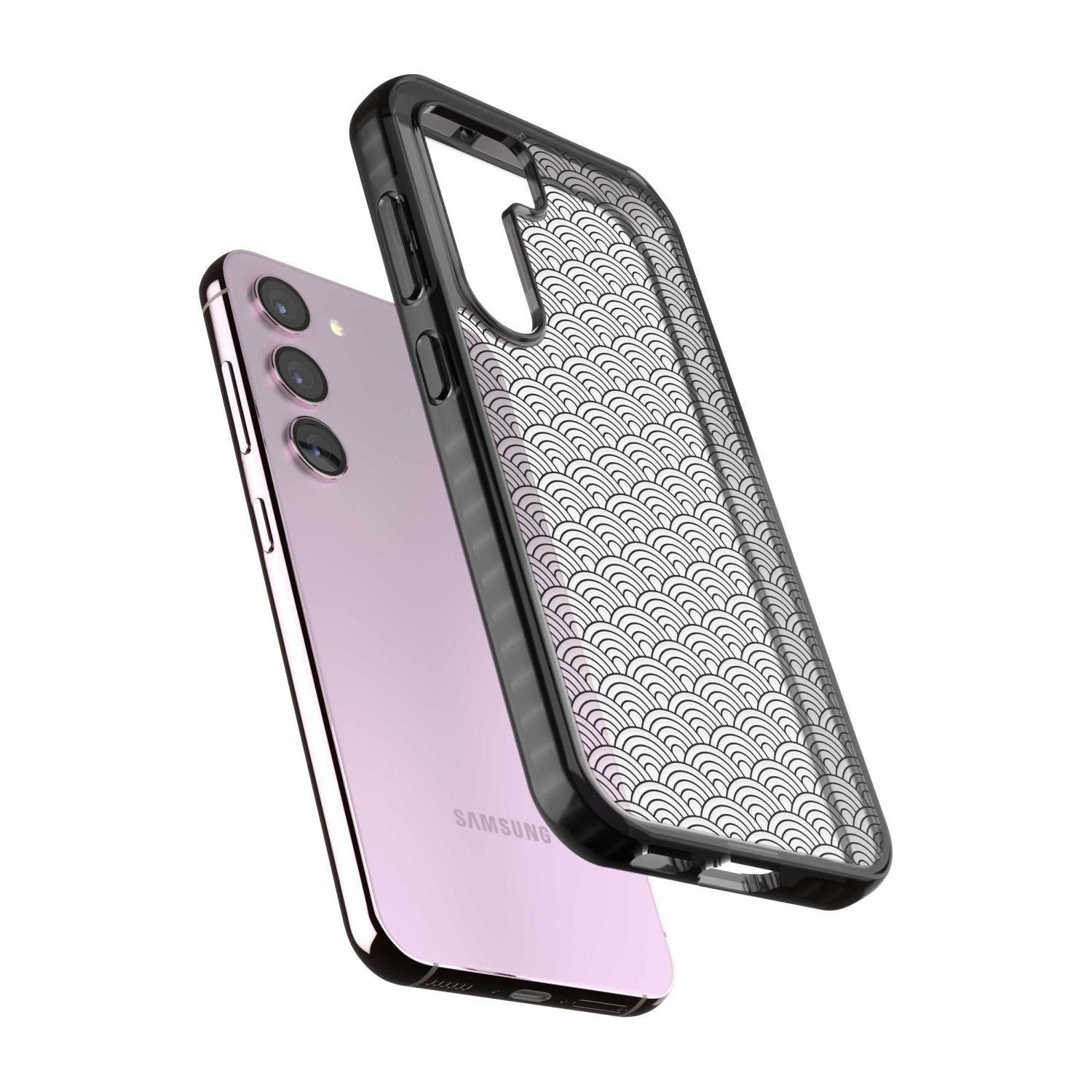 Abstract Lines: Scalloped Pattern Phone Case iPhone 15 Pro Max / Black Impact Case,iPhone 15 Plus / Black Impact Case,iPhone 15 Pro / Black Impact Case,iPhone 15 / Black Impact Case,iPhone 15 Pro Max / Impact Case,iPhone 15 Plus / Impact Case,iPhone 15 Pro / Impact Case,iPhone 15 / Impact Case,iPhone 15 Pro Max / Magsafe Black Impact Case,iPhone 15 Plus / Magsafe Black Impact Case,iPhone 15 Pro / Magsafe Black Impact Case,iPhone 15 / Magsafe Black Impact Case,iPhone 14 Pro Max / Black Impact Case,iPhone 14