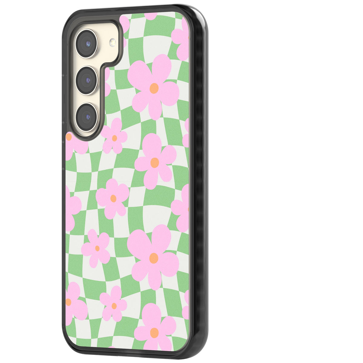 Spring Picnic Samsung S22 / Samsung S22 Plus / Samsung S23 / Samsung S23 Plus / Samsung S24 / Samsung S24 Plus Impact Black Phone Case side