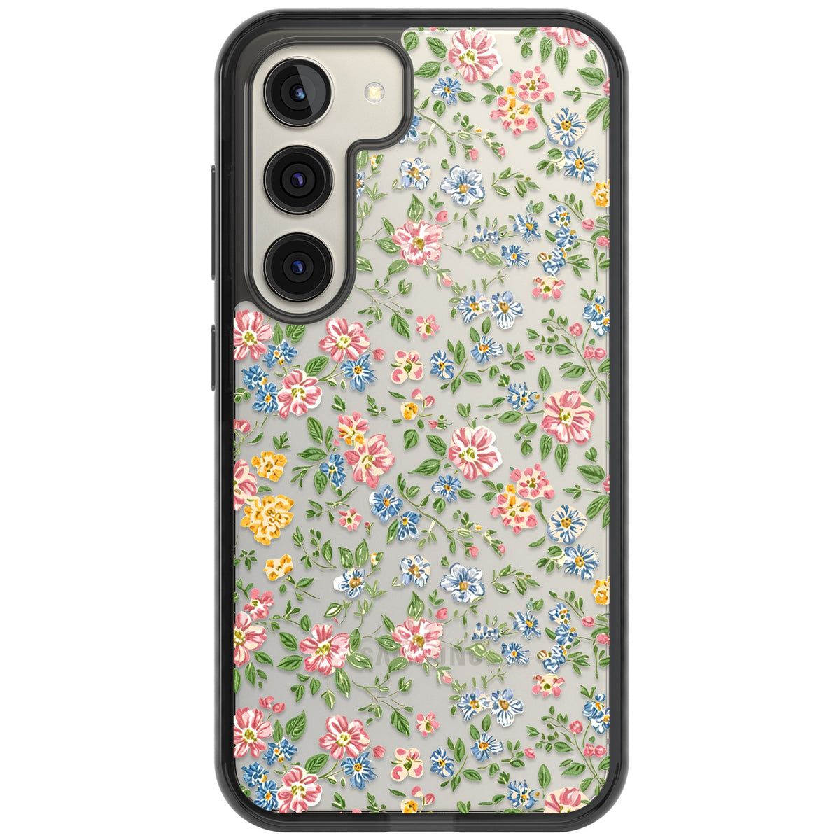 Soft Meadow Samsung S22 / Samsung S22 Plus / Samsung S23 / Samsung S23 Plus / Samsung S24 / Samsung S24 Plus Impact Black Phone Case front