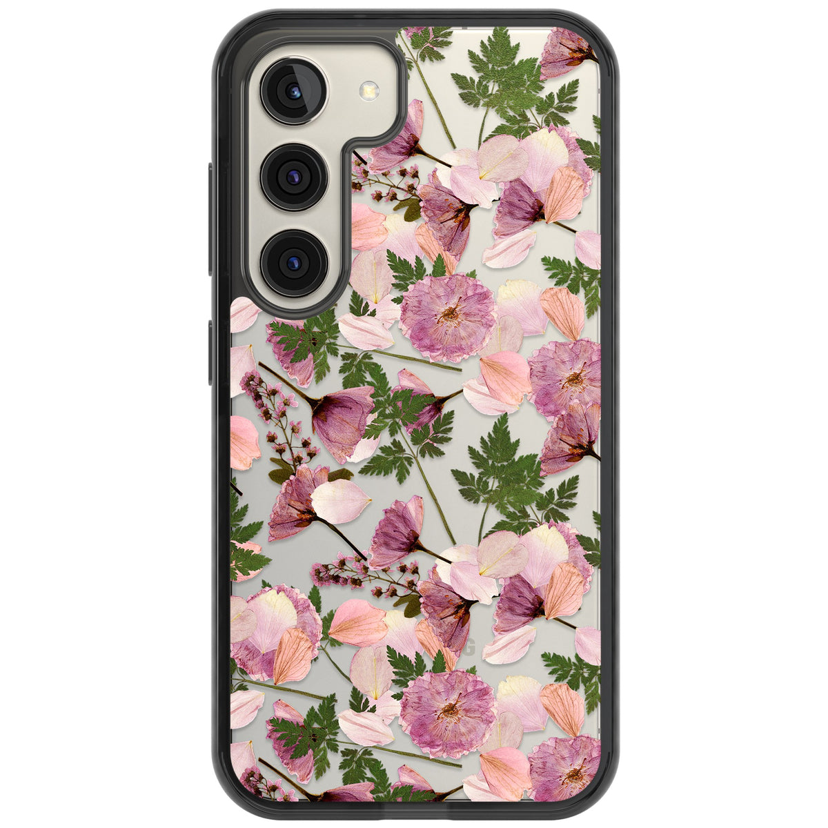 Blossom Archive Samsung S22 / Samsung S22 Plus / Samsung S23 / Samsung S23 Plus / Samsung S24 / Samsung S24 Plus Impact Black Phone Case front