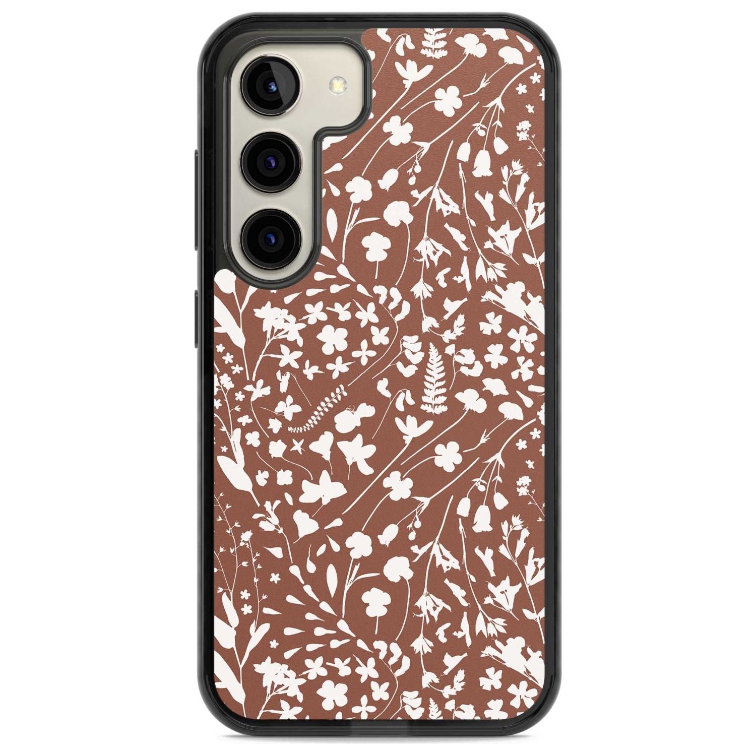 Wildflower Cluster On Terracotta