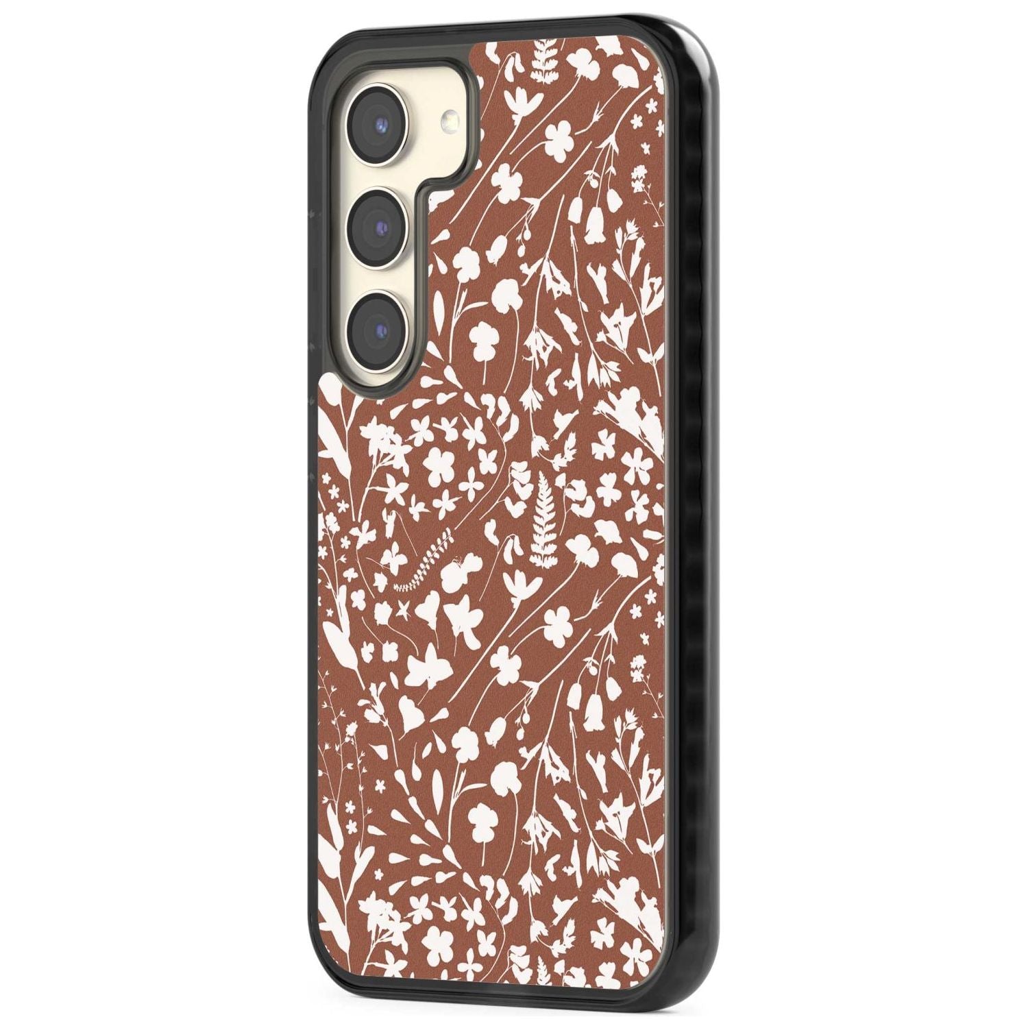 Wildflower Cluster On Terracotta