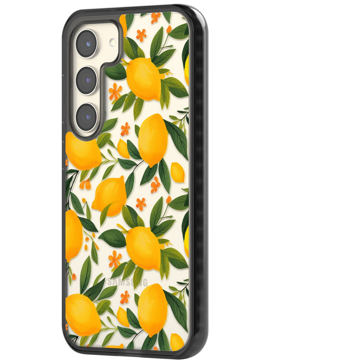 Lemon Grove Samsung S22 / Samsung S22 Plus / Samsung S23 / Samsung S23 Plus / Samsung S24 / Samsung S24 Plus Impact Black Phone Case side
