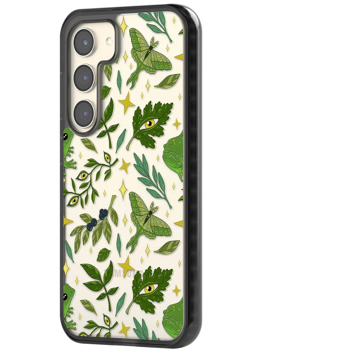 Forest Senses Samsung S22 / Samsung S22 Plus / Samsung S23 / Samsung S23 Plus / Samsung S24 / Samsung S24 Plus Impact Black Phone Case side