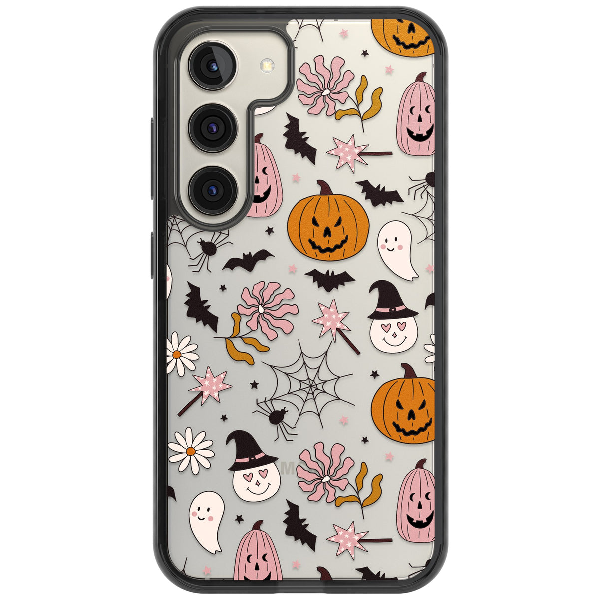 Spooky Mix Samsung S22 / Samsung S22 Plus / Samsung S23 / Samsung S23 Plus / Samsung S24 / Samsung S24 Plus Impact Black Phone Case front