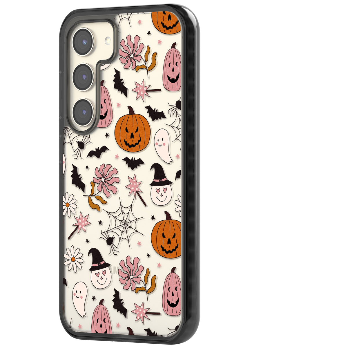 Spooky Mix Samsung S22 / Samsung S22 Plus / Samsung S23 / Samsung S23 Plus / Samsung S24 / Samsung S24 Plus Impact Black Phone Case side