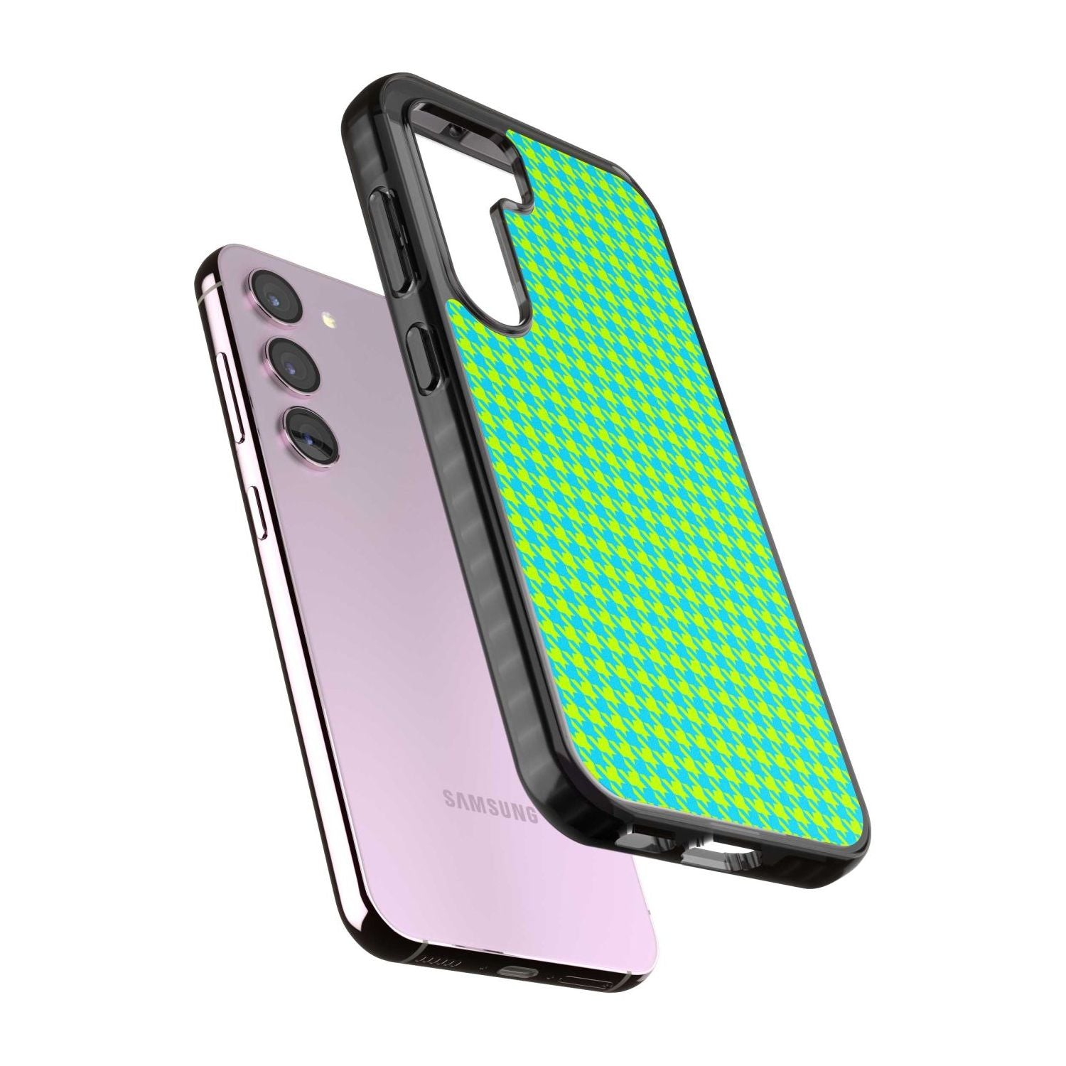 Neon Lime & Turquoise Houndstooth Pattern Phone Case iPhone 15 Pro Max / Black Impact Case,iPhone 15 Plus / Black Impact Case,iPhone 15 Pro / Black Impact Case,iPhone 15 / Black Impact Case,iPhone 15 Pro Max / Impact Case,iPhone 15 Plus / Impact Case,iPhone 15 Pro / Impact Case,iPhone 15 / Impact Case,iPhone 15 Pro Max / Magsafe Black Impact Case,iPhone 15 Plus / Magsafe Black Impact Case,iPhone 15 Pro / Magsafe Black Impact Case,iPhone 15 / Magsafe Black Impact Case,iPhone 14 Pro Max / Black Impact Case,iP