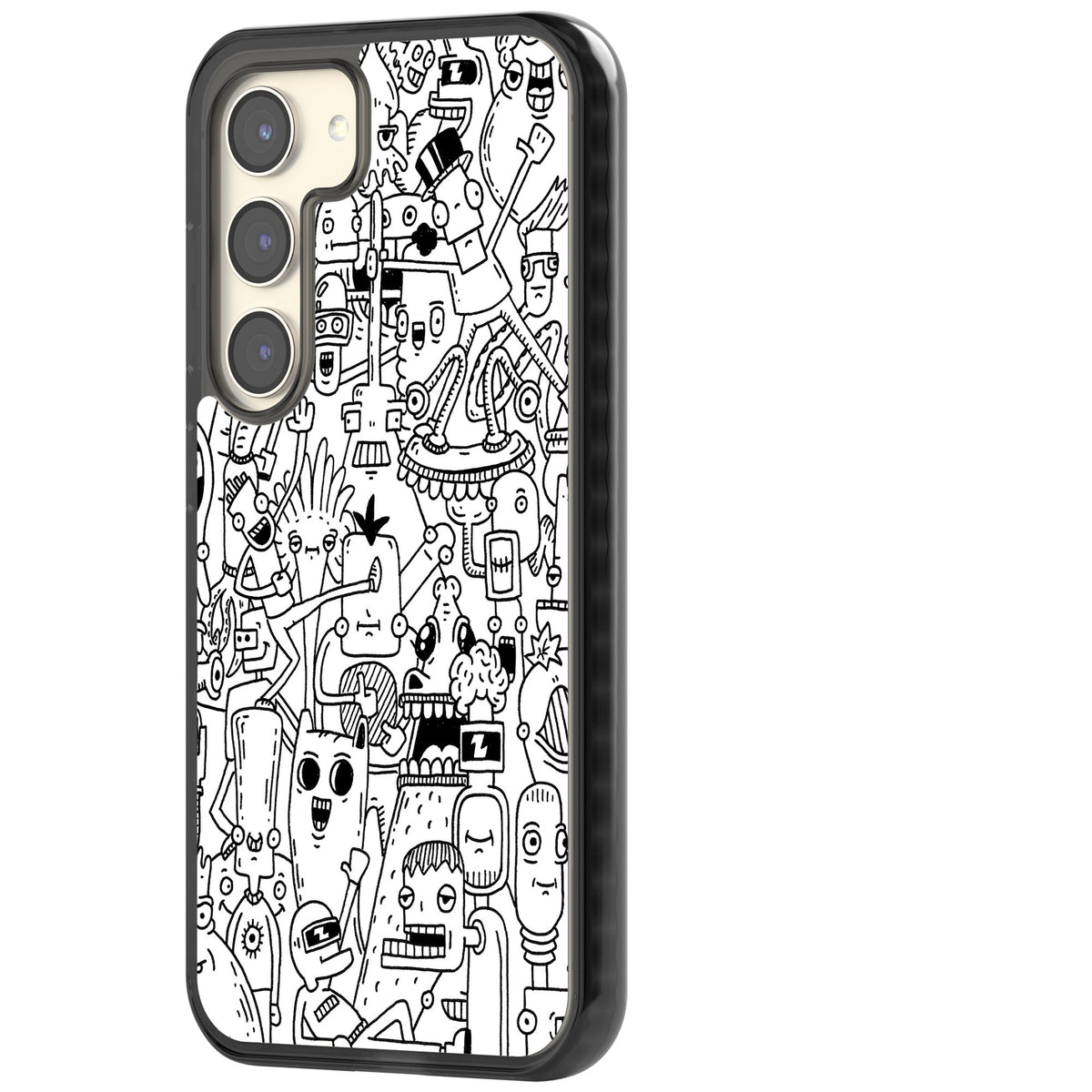 Stack Original Samsung S22 / Samsung S22 Plus / Samsung S23 / Samsung S23 Plus / Samsung S24 / Samsung S24 Plus Impact Black Phone Case side
