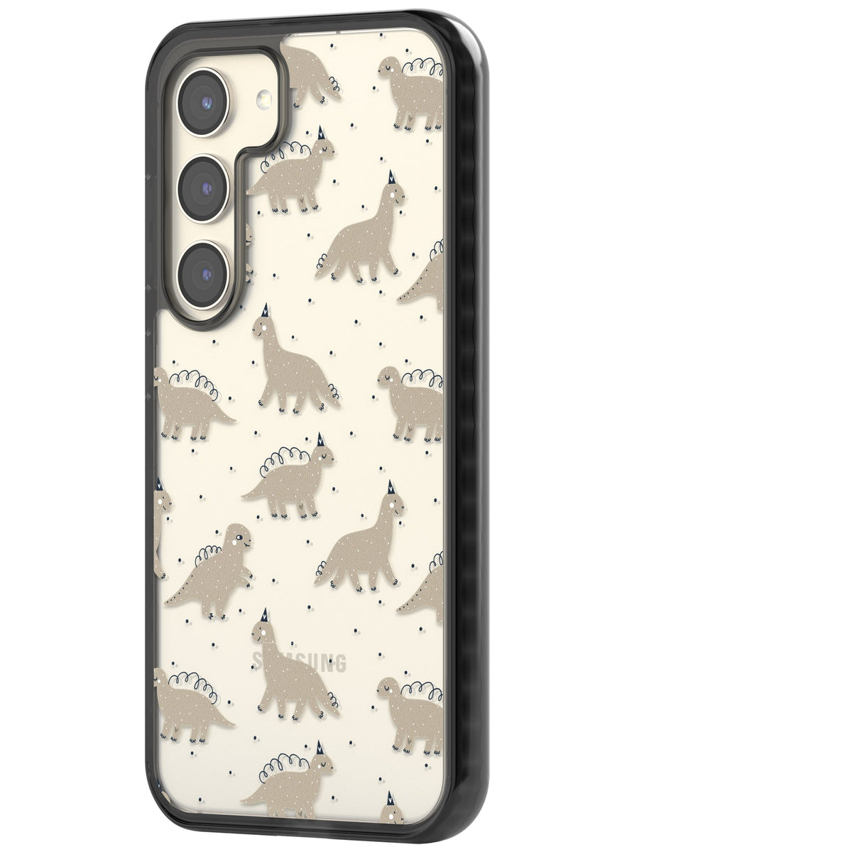 Fossil Friends Samsung S22 / Samsung S22 Plus / Samsung S23 / Samsung S23 Plus / Samsung S24 / Samsung S24 Plus Impact Black Phone Case side
