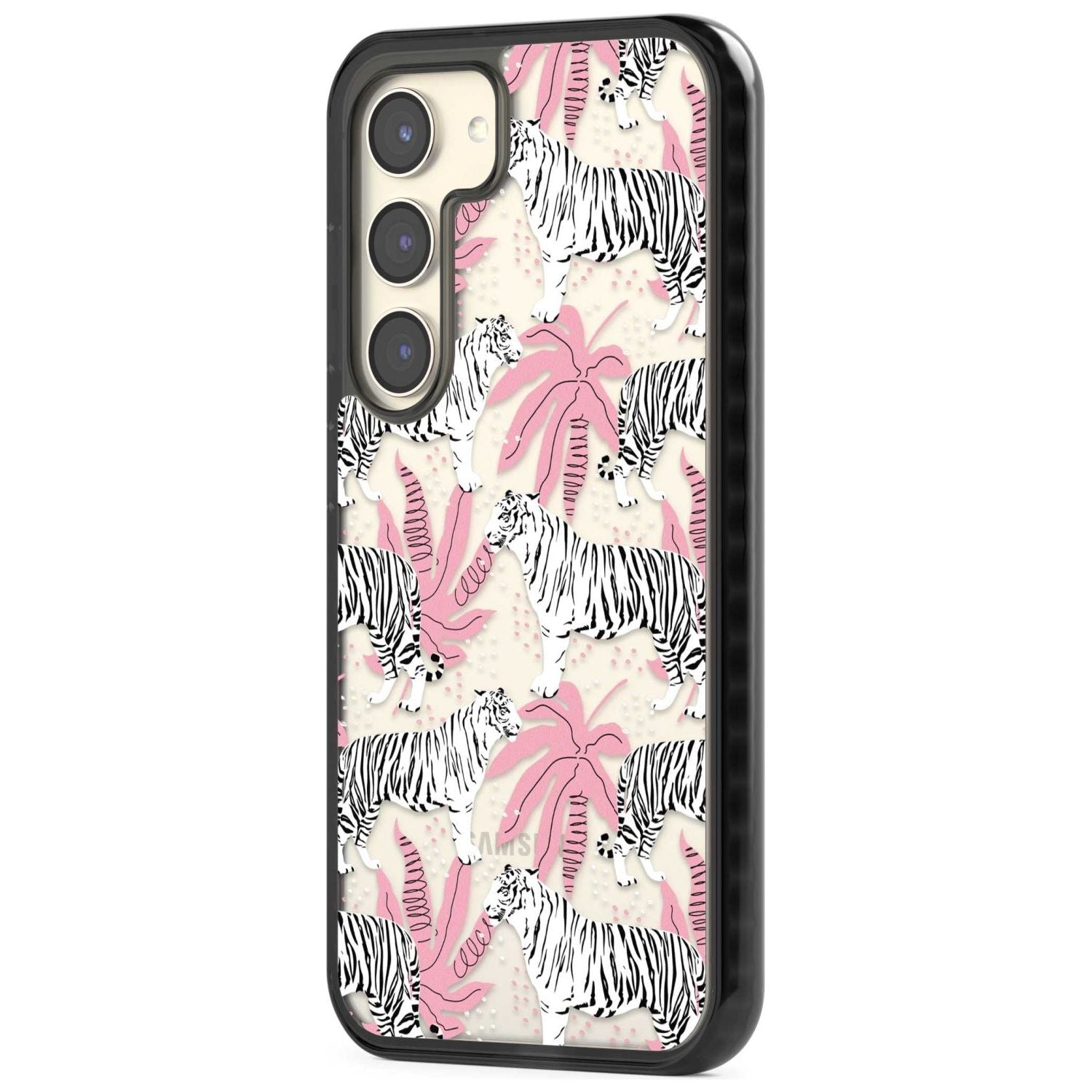 Pink & White Tropical Tigers