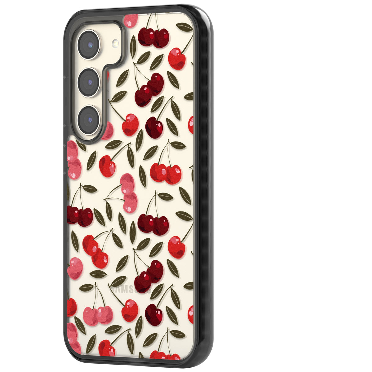 Cherry On Top Samsung S22 / Samsung S22 Plus / Samsung S23 / Samsung S23 Plus / Samsung S24 / Samsung S24 Plus Impact Black Phone Case side