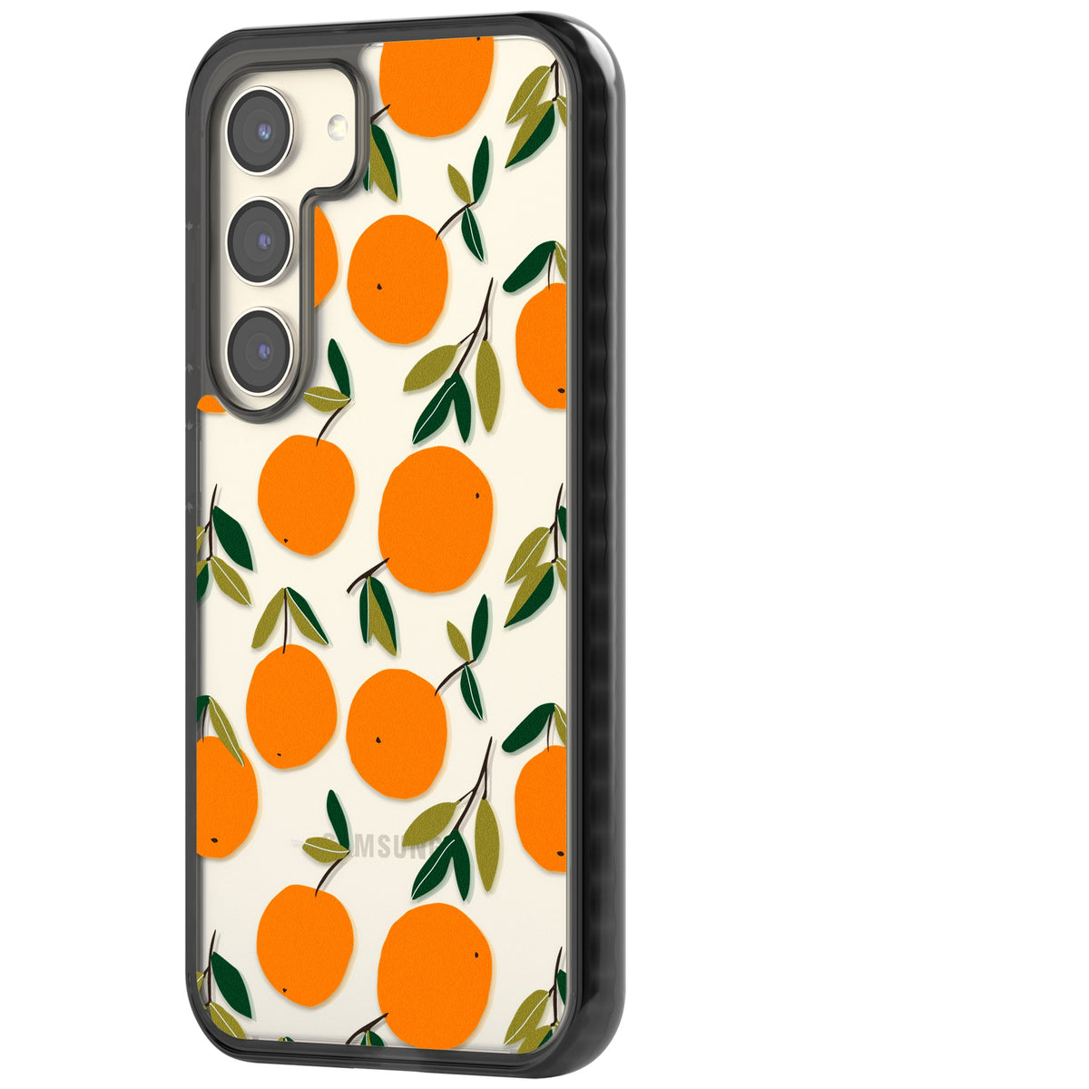 Citrus Grove Samsung S22 / Samsung S22 Plus / Samsung S23 / Samsung S23 Plus / Samsung S24 / Samsung S24 Plus Impact Black Phone Case side
