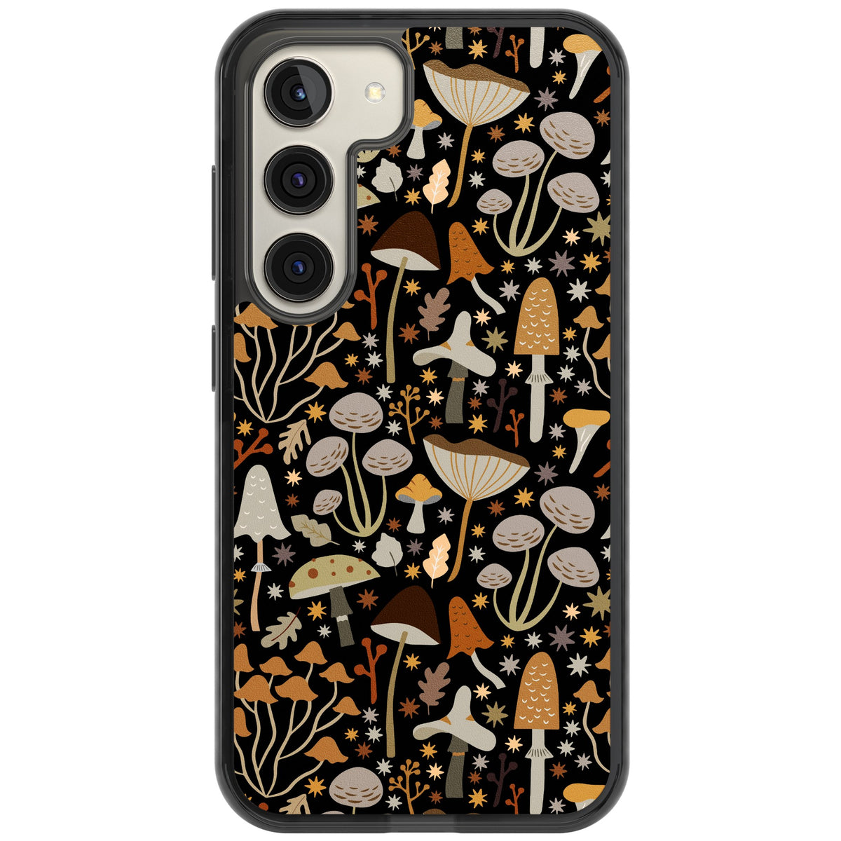 Mushroom Grove Samsung S22 / Samsung S22 Plus / Samsung S23 / Samsung S23 Plus / Samsung S24 / Samsung S24 Plus Impact Black Phone Case front