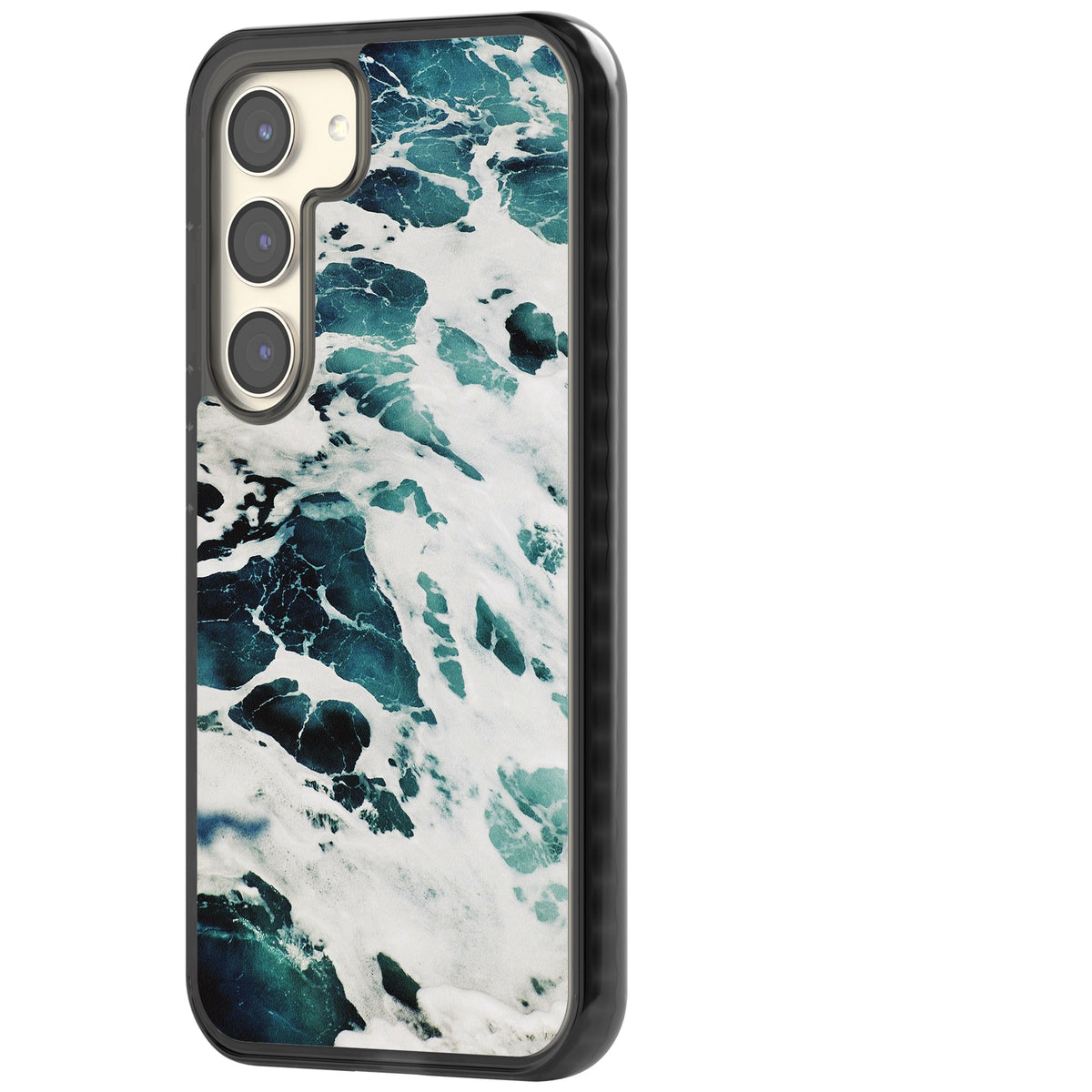 Ocean Surge Samsung S22 / Samsung S22 Plus / Samsung S23 / Samsung S23 Plus / Samsung S24 / Samsung S24 Plus Impact Black Phone Case side