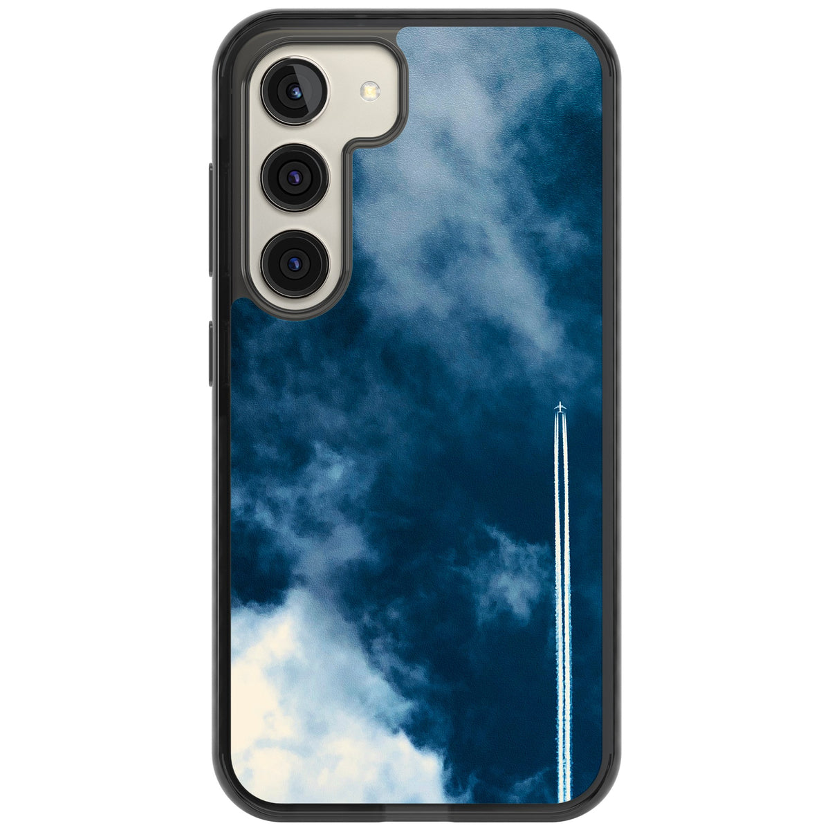 Sky Trail Samsung S22 / Samsung S22 Plus / Samsung S23 / Samsung S23 Plus / Samsung S24 / Samsung S24 Plus Impact Black Phone Case front