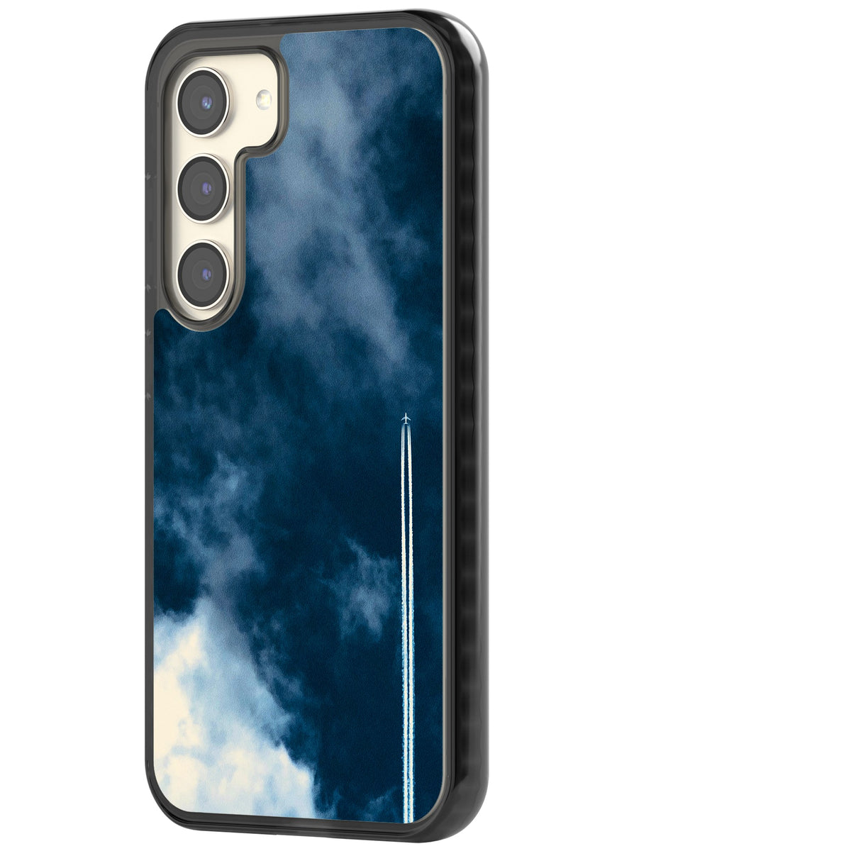 Sky Trail Samsung S22 / Samsung S22 Plus / Samsung S23 / Samsung S23 Plus / Samsung S24 / Samsung S24 Plus Impact Black Phone Case side