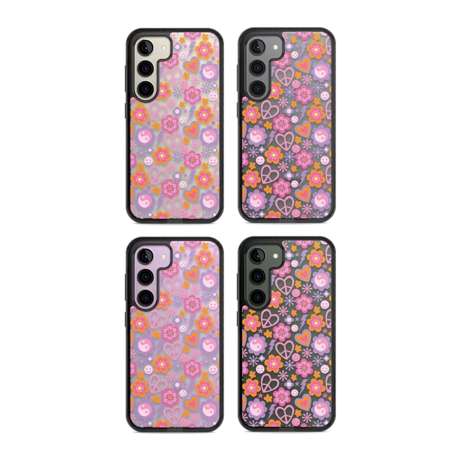 Peace, Love and Flowers Pattern Phone Case iPhone 15 Pro Max / Black Impact Case,iPhone 15 Plus / Black Impact Case,iPhone 15 Pro / Black Impact Case,iPhone 15 / Black Impact Case,iPhone 15 Pro Max / Impact Case,iPhone 15 Plus / Impact Case,iPhone 15 Pro / Impact Case,iPhone 15 / Impact Case,iPhone 15 Pro Max / Magsafe Black Impact Case,iPhone 15 Plus / Magsafe Black Impact Case,iPhone 15 Pro / Magsafe Black Impact Case,iPhone 15 / Magsafe Black Impact Case,iPhone 14 Pro Max / Black Impact Case,iPhone 14 Pl