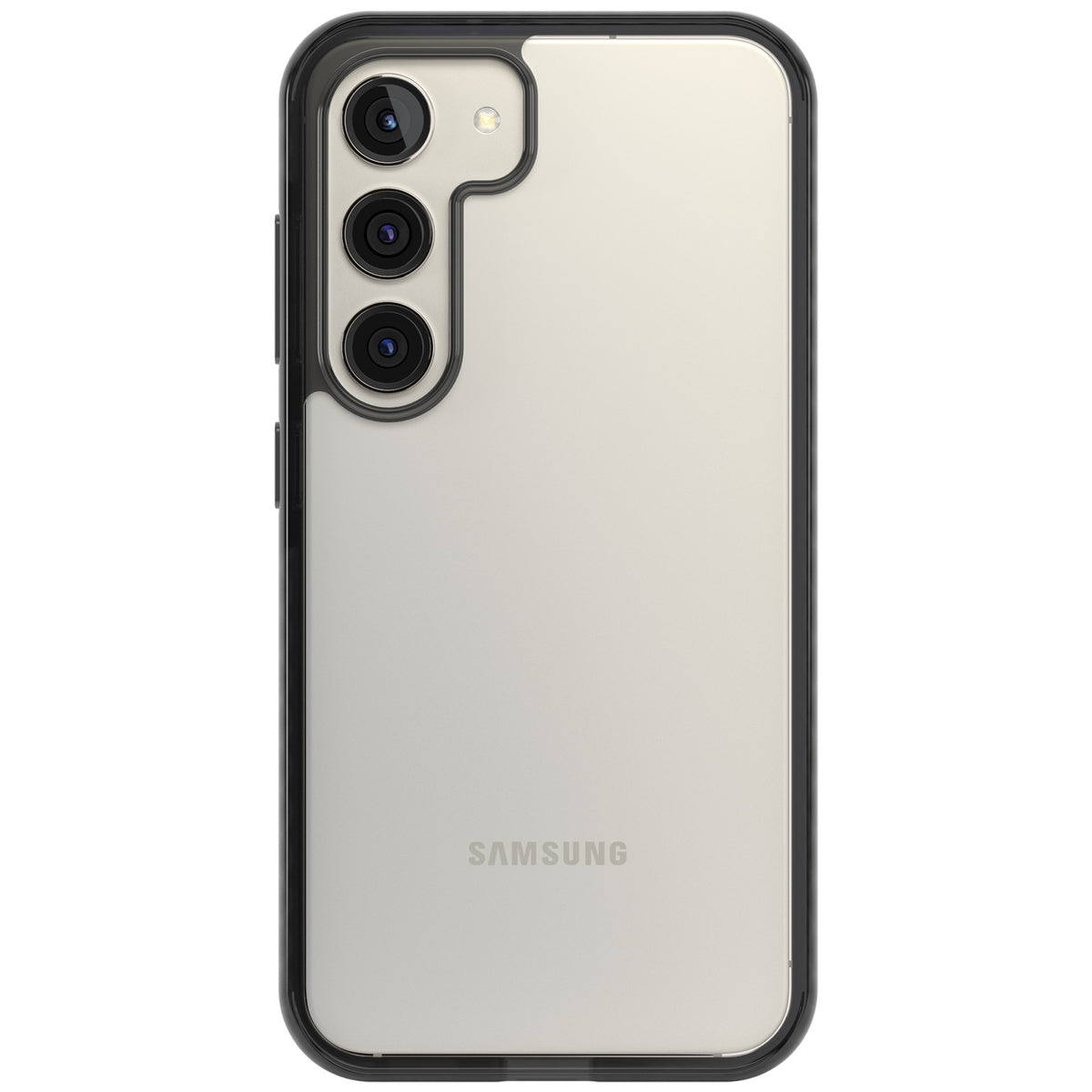 Clear Black Impact Samsung S22 / Samsung S22 Plus / Samsung S23 / Samsung S23 Plus / Samsung S24 / Samsung S24 Plus Impact Black Phone Case front