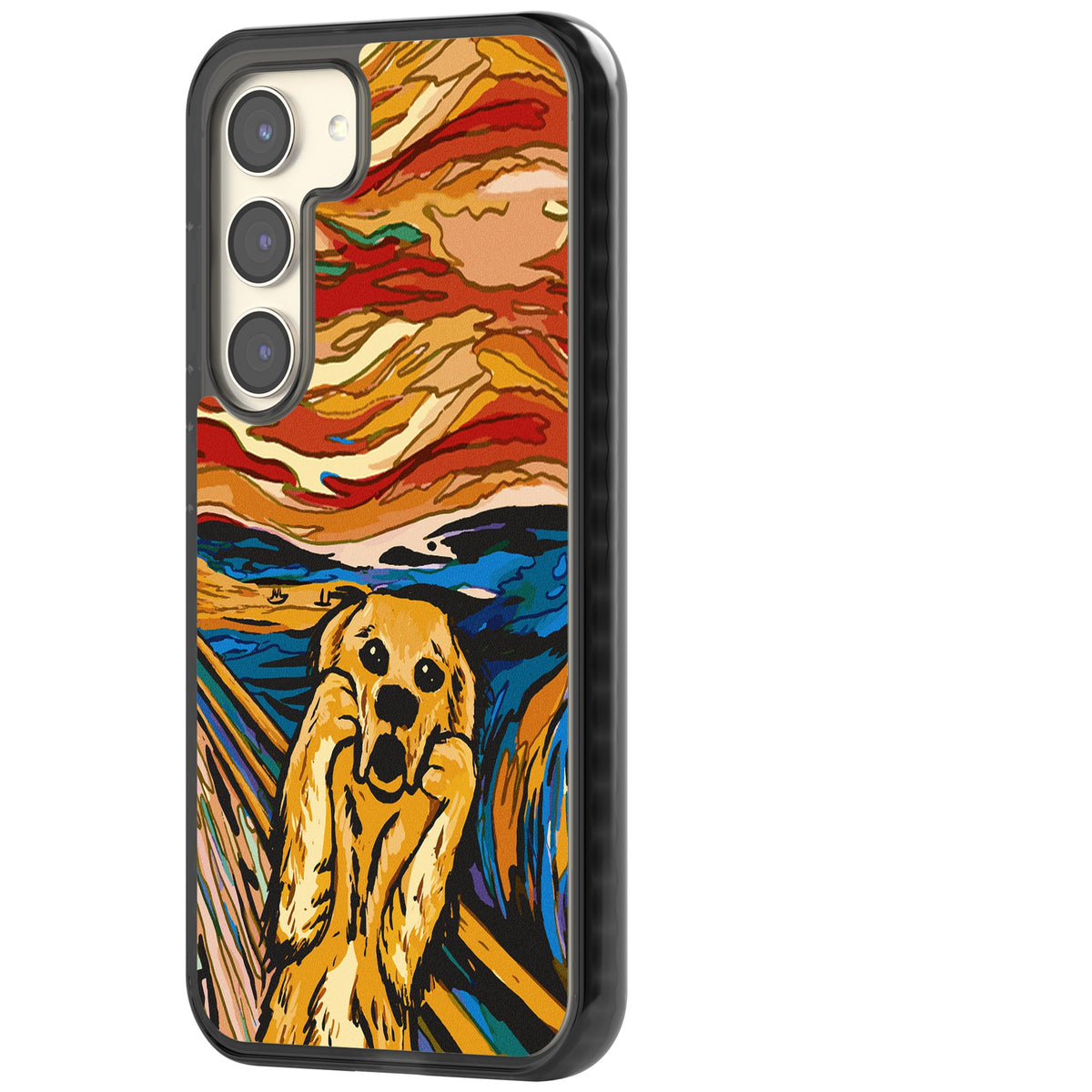 The Bark Samsung S22 / Samsung S22 Plus / Samsung S23 / Samsung S23 Plus / Samsung S24 / Samsung S24 Plus Impact Black Phone Case side