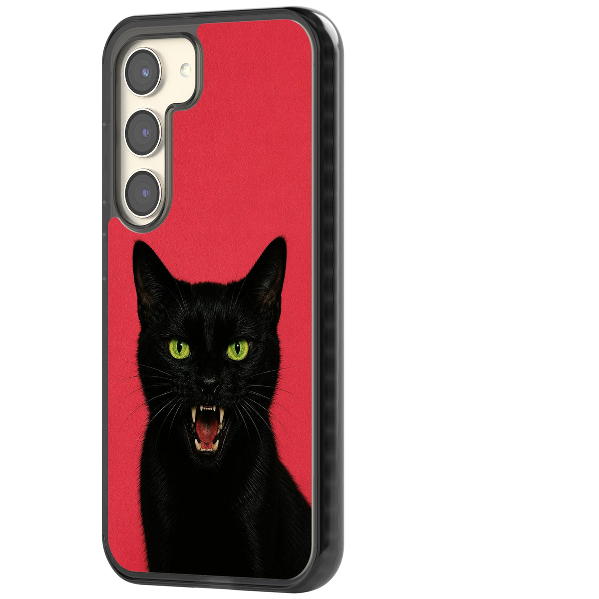 Hissin' Baddie Samsung S22 / Samsung S22 Plus / Samsung S23 / Samsung S23 Plus / Samsung S24 / Samsung S24 Plus Impact Black Phone Case side