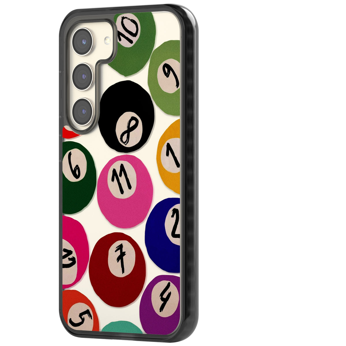 Lucky Break Samsung S22 / Samsung S22 Plus / Samsung S23 / Samsung S23 Plus / Samsung S24 / Samsung S24 Plus Impact Black Phone Case side