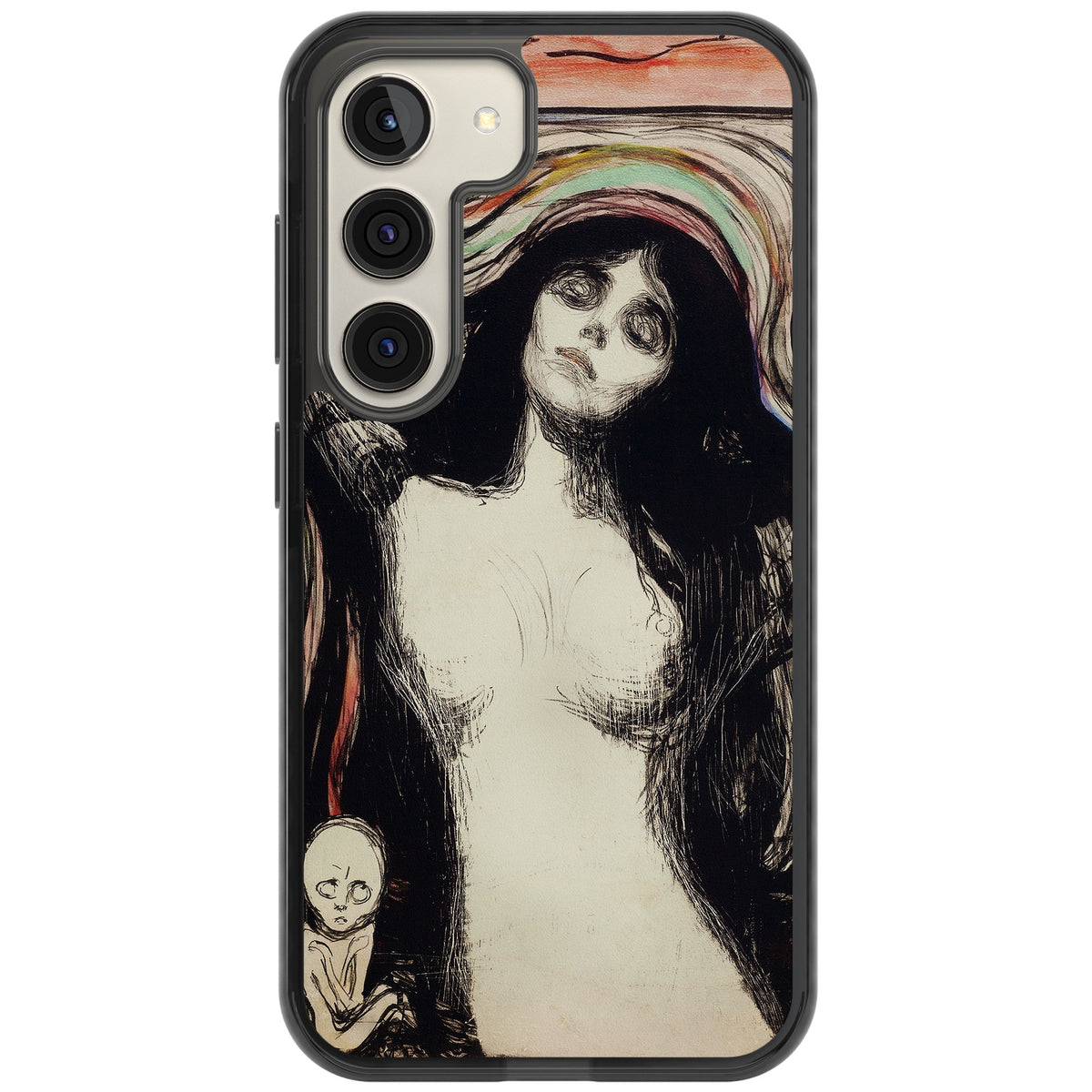 Madonna Samsung S22 / Samsung S22 Plus / Samsung S23 / Samsung S23 Plus / Samsung S24 / Samsung S24 Plus Impact Black Phone Case front