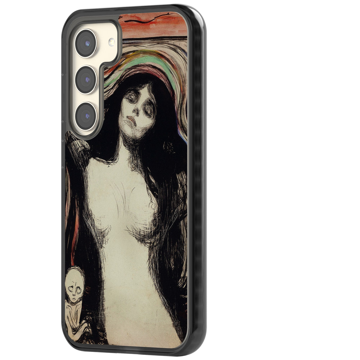 Madonna Samsung S22 / Samsung S22 Plus / Samsung S23 / Samsung S23 Plus / Samsung S24 / Samsung S24 Plus Impact Black Phone Case side
