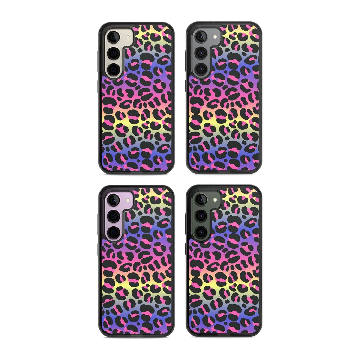 Rainbow Gradient Leopard