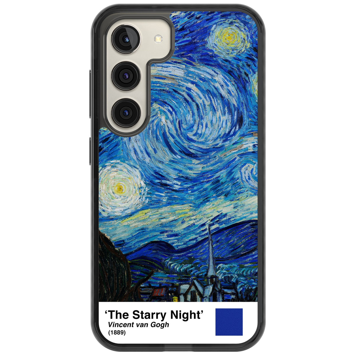 The Starry Night Samsung S22 / Samsung S22 Plus / Samsung S23 / Samsung S23 Plus / Samsung S24 / Samsung S24 Plus Impact Black Phone Case front