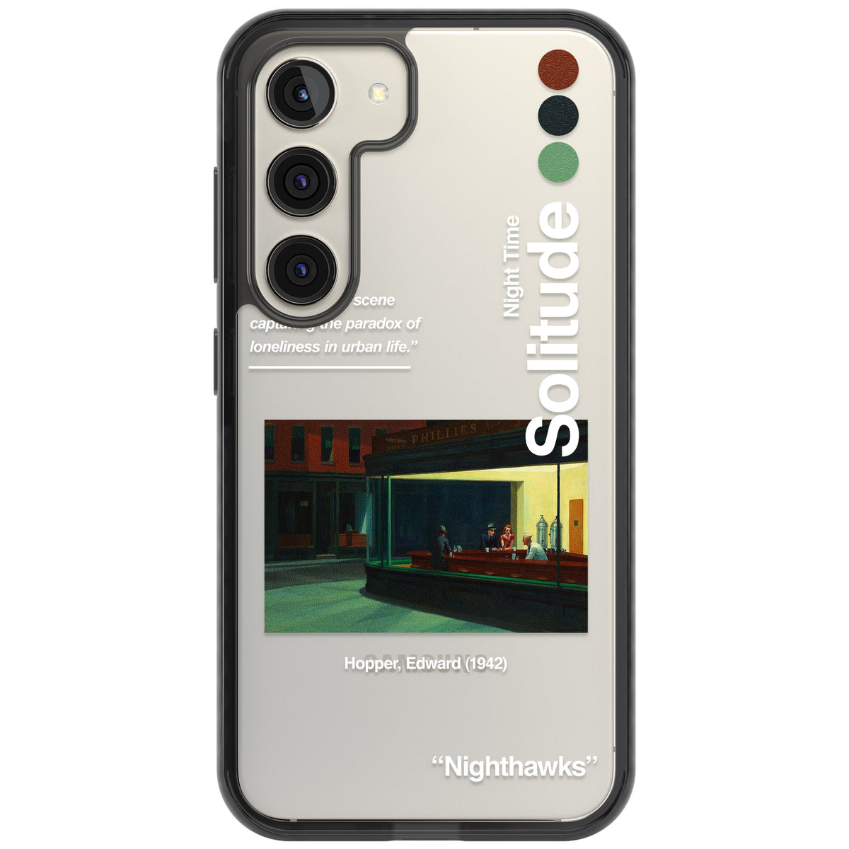 Nighthawks Samsung S22 / Samsung S22 Plus / Samsung S23 / Samsung S23 Plus / Samsung S24 / Samsung S24 Plus Impact Black Phone Case front