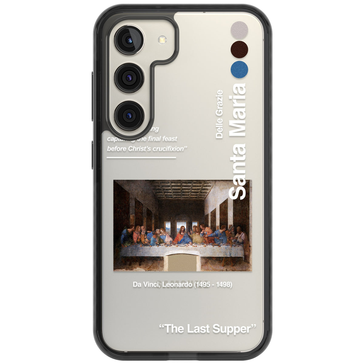 The Last Supper Samsung S22 / Samsung S22 Plus / Samsung S23 / Samsung S23 Plus / Samsung S24 / Samsung S24 Plus Impact Black Phone Case front