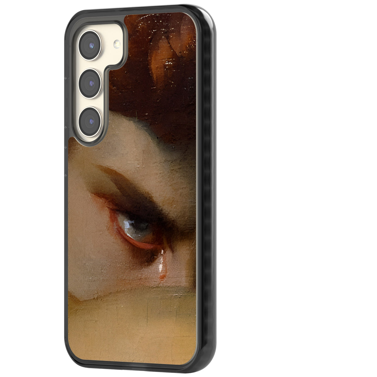 Fallen Angel Samsung S22 / Samsung S22 Plus / Samsung S23 / Samsung S23 Plus / Samsung S24 / Samsung S24 Plus Impact Black Phone Case side