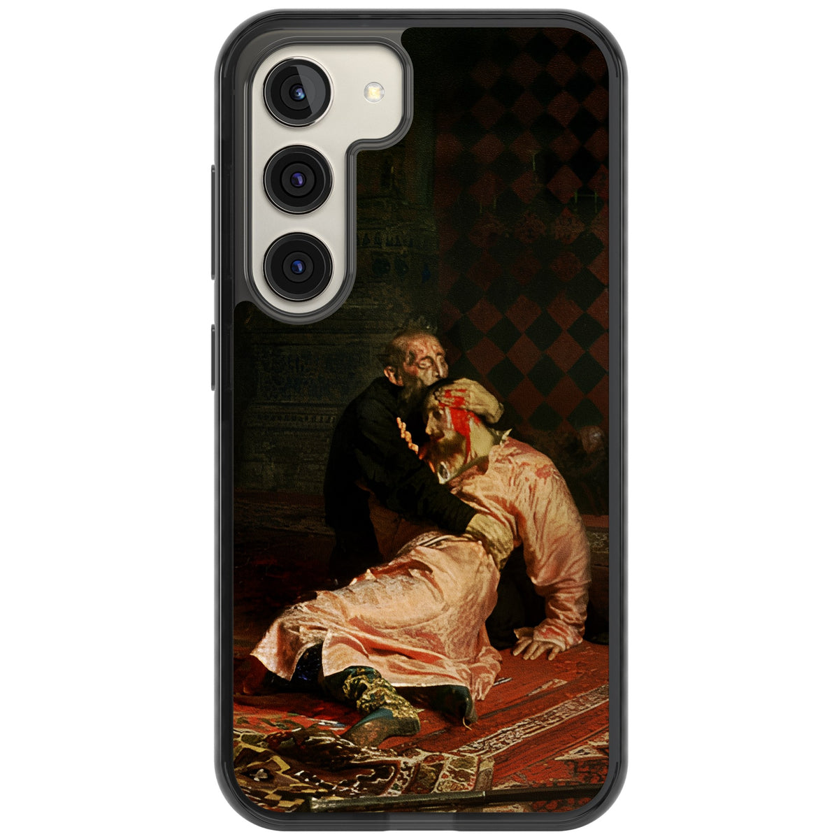 Ivan The Terrible & His Son Samsung S22 / Samsung S22 Plus / Samsung S23 / Samsung S23 Plus / Samsung S24 / Samsung S24 Plus Impact Black Phone Case front