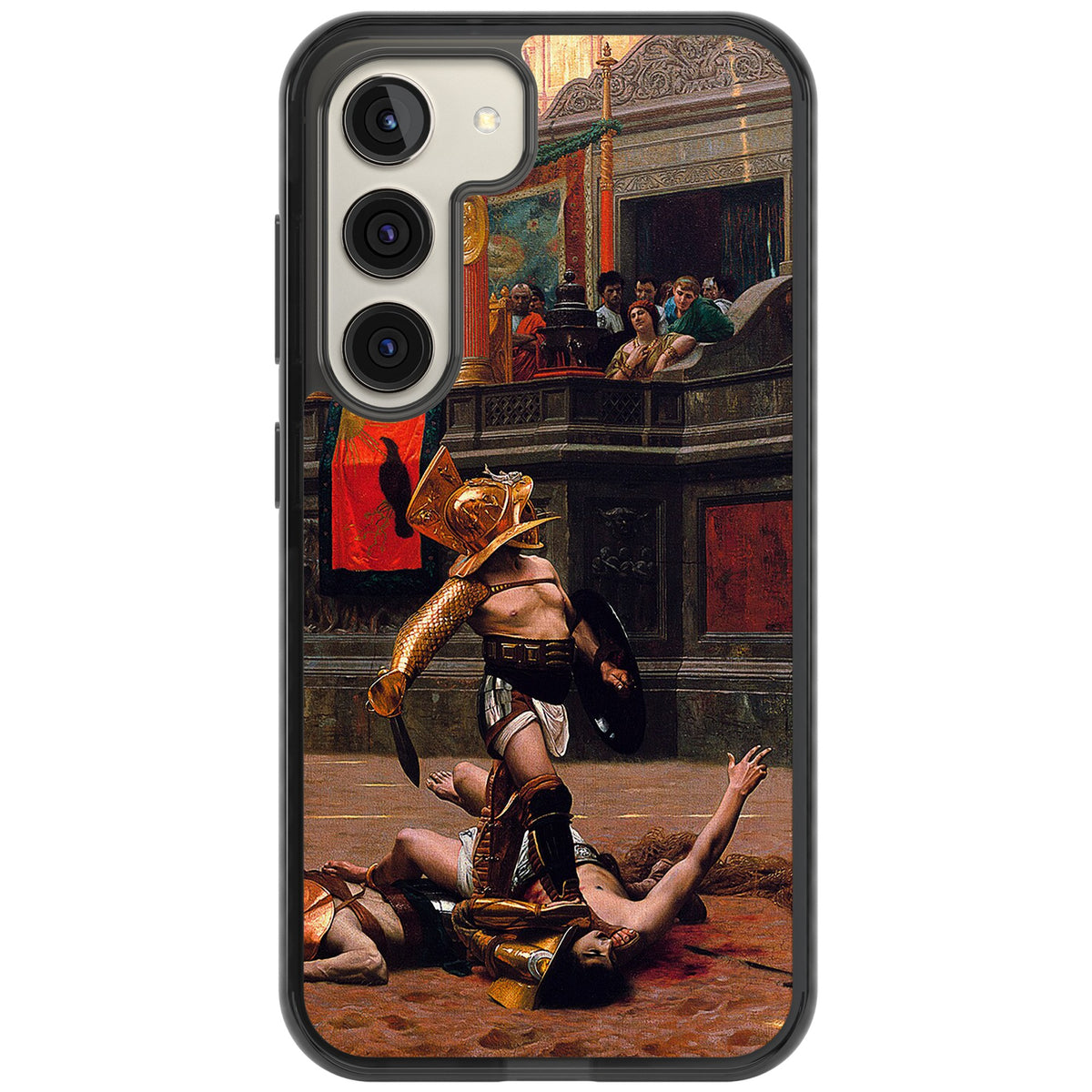 Pollice Verso Samsung S22 / Samsung S22 Plus / Samsung S23 / Samsung S23 Plus / Samsung S24 / Samsung S24 Plus Impact Black Phone Case front