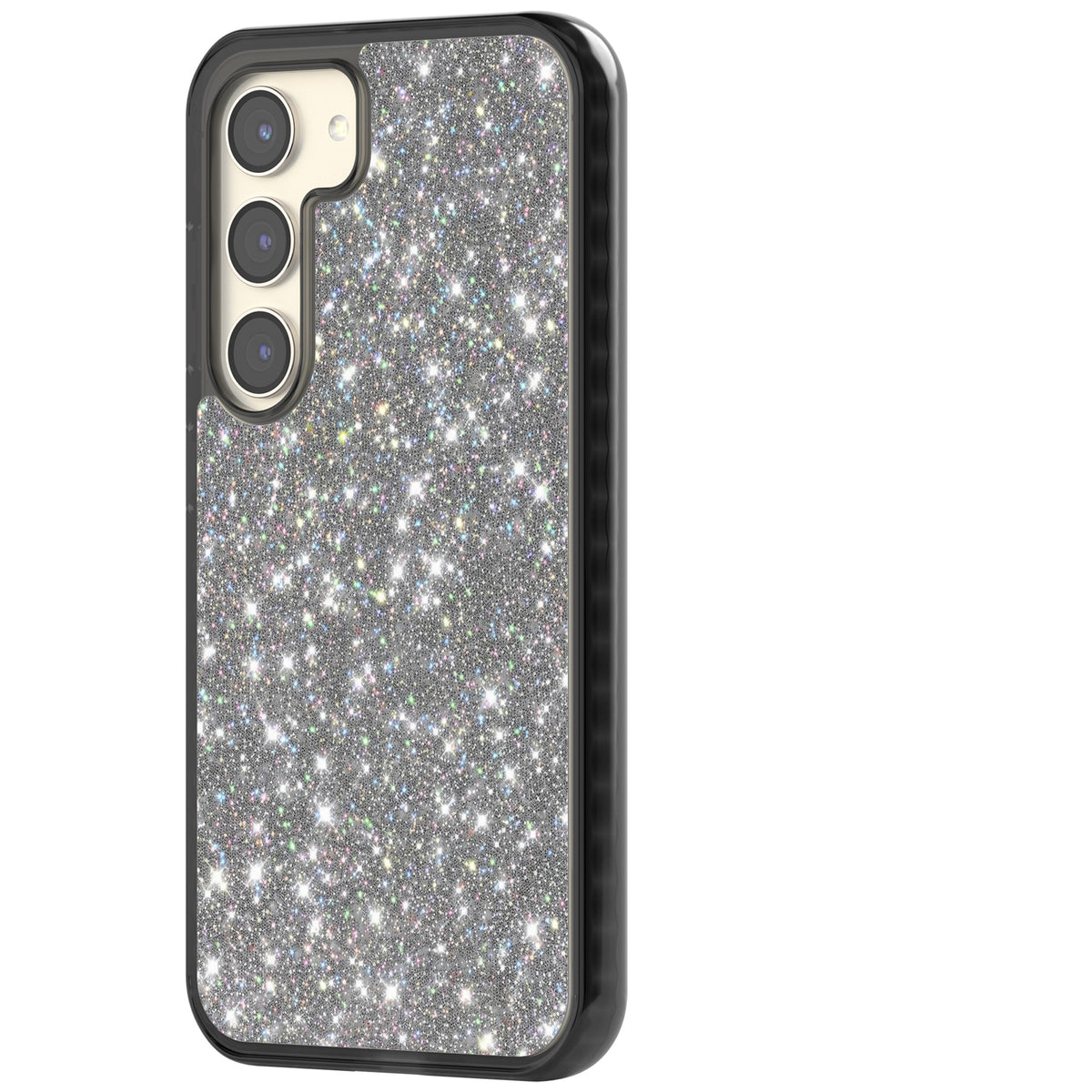 Diamond Samsung S22 / Samsung S22 Plus / Samsung S23 / Samsung S23 Plus / Samsung S24 / Samsung S24 Plus Impact Black Phone Case side
