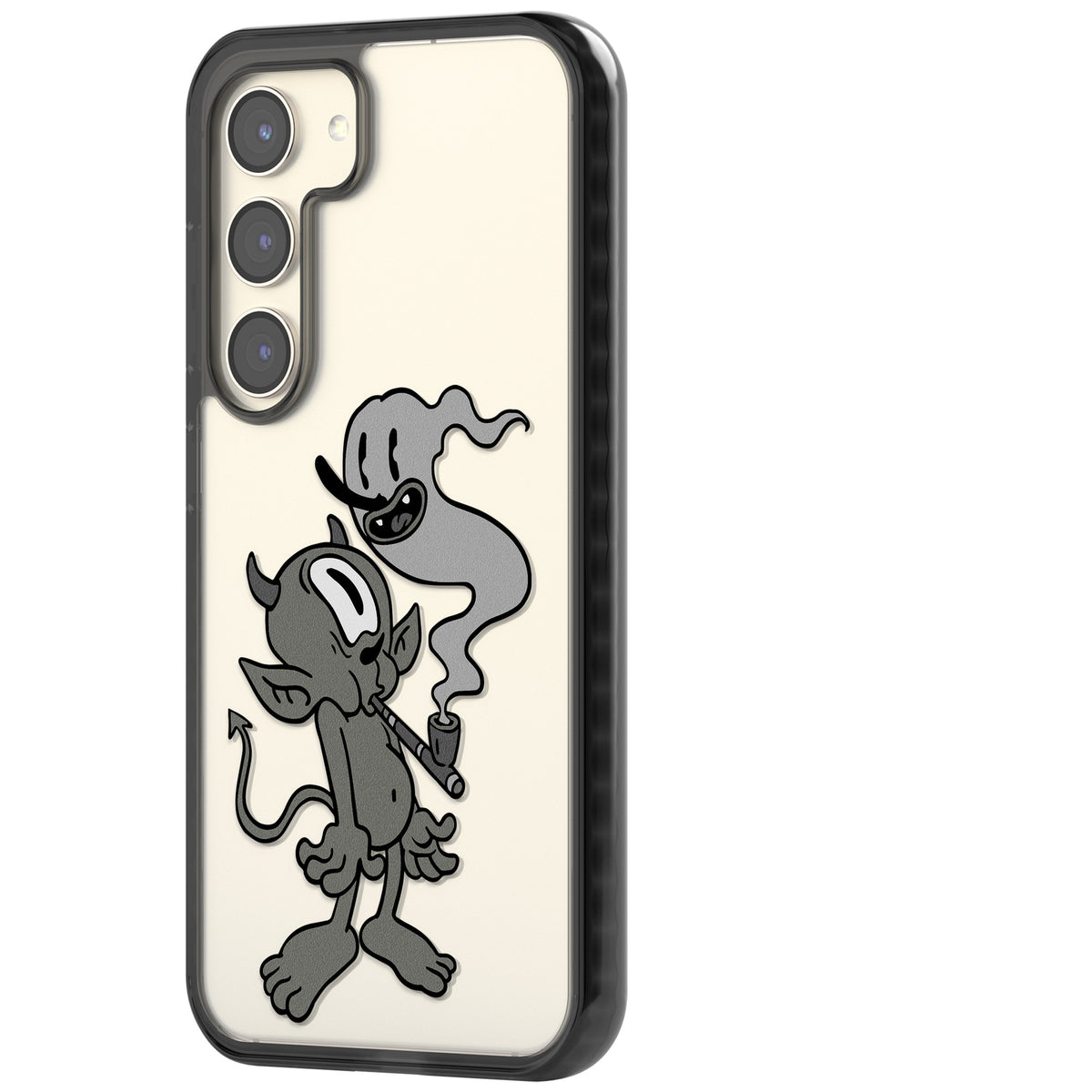 Pipe Goblin Samsung S22 / Samsung S22 Plus / Samsung S23 / Samsung S23 Plus / Samsung S24 / Samsung S24 Plus Impact Black Phone Case side