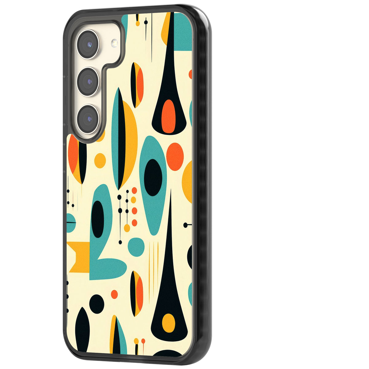 Atomic Lounge Samsung S22 / Samsung S22 Plus / Samsung S23 / Samsung S23 Plus / Samsung S24 / Samsung S24 Plus Impact Black Phone Case side