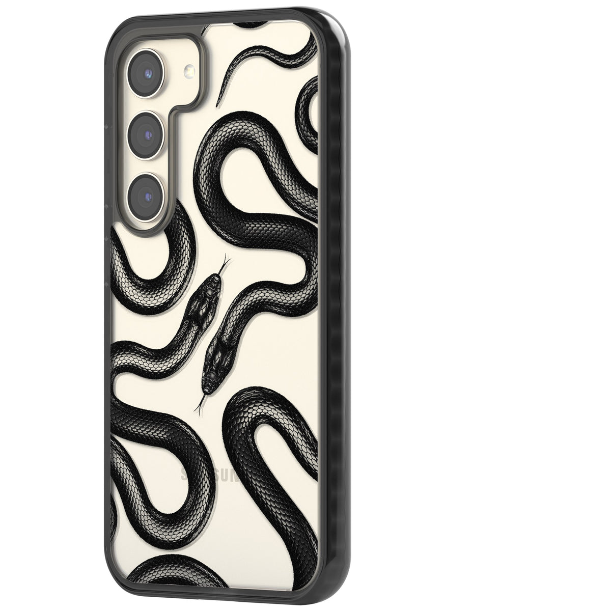 Black Kingsnake Samsung S24 Plus Impact Black Phone Case side