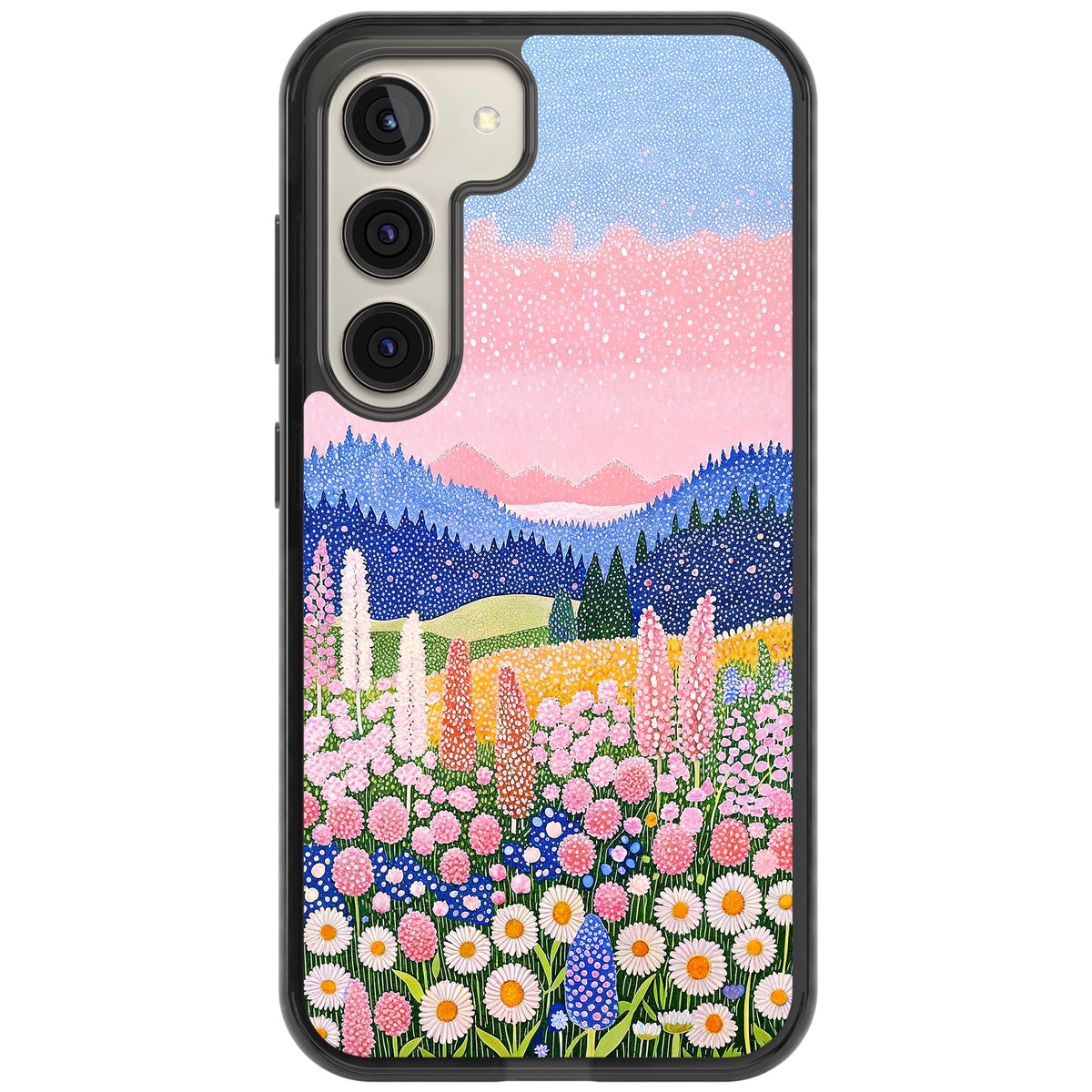 Valley Horizon Samsung S22 / Samsung S22 Plus / Samsung S23 / Samsung S23 Plus / Samsung S24 / Samsung S24 Plus Impact Black Phone Case front