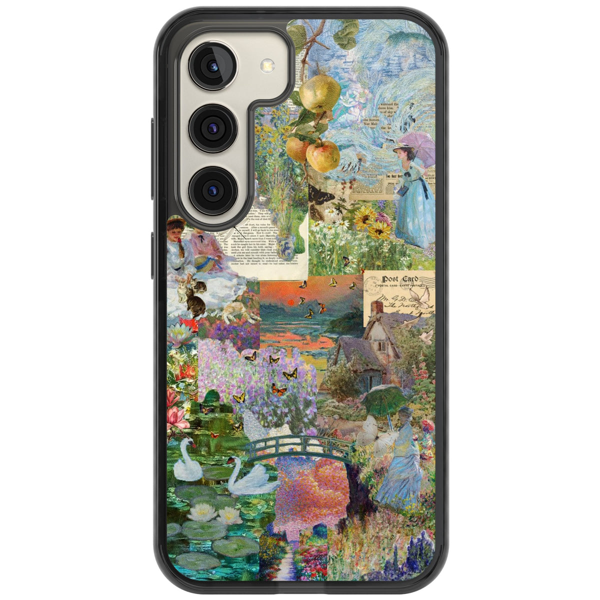 Artful Spring Samsung S22 / Samsung S22 Plus / Samsung S23 / Samsung S23 Plus / Samsung S24 / Samsung S24 Plus Impact Black Phone Case front