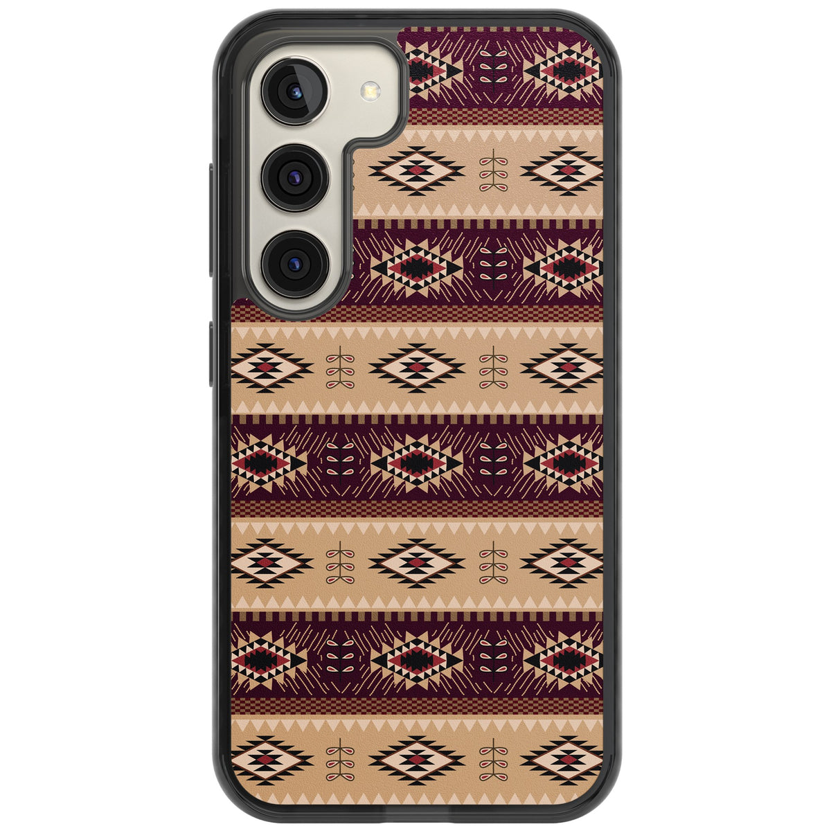 Western Poncho Samsung S22 / Samsung S22 Plus / Samsung S23 / Samsung S23 Plus / Samsung S24 / Samsung S24 Plus Impact Black Phone Case front