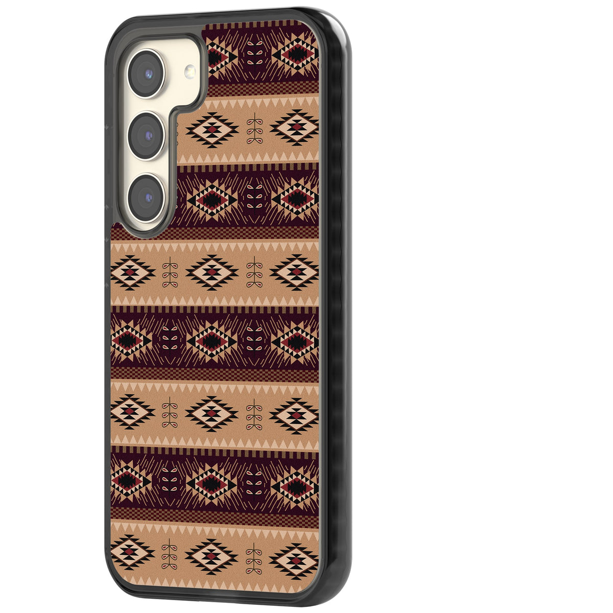 Western Poncho Samsung S22 / Samsung S22 Plus / Samsung S23 / Samsung S23 Plus / Samsung S24 / Samsung S24 Plus Impact Black Phone Case side