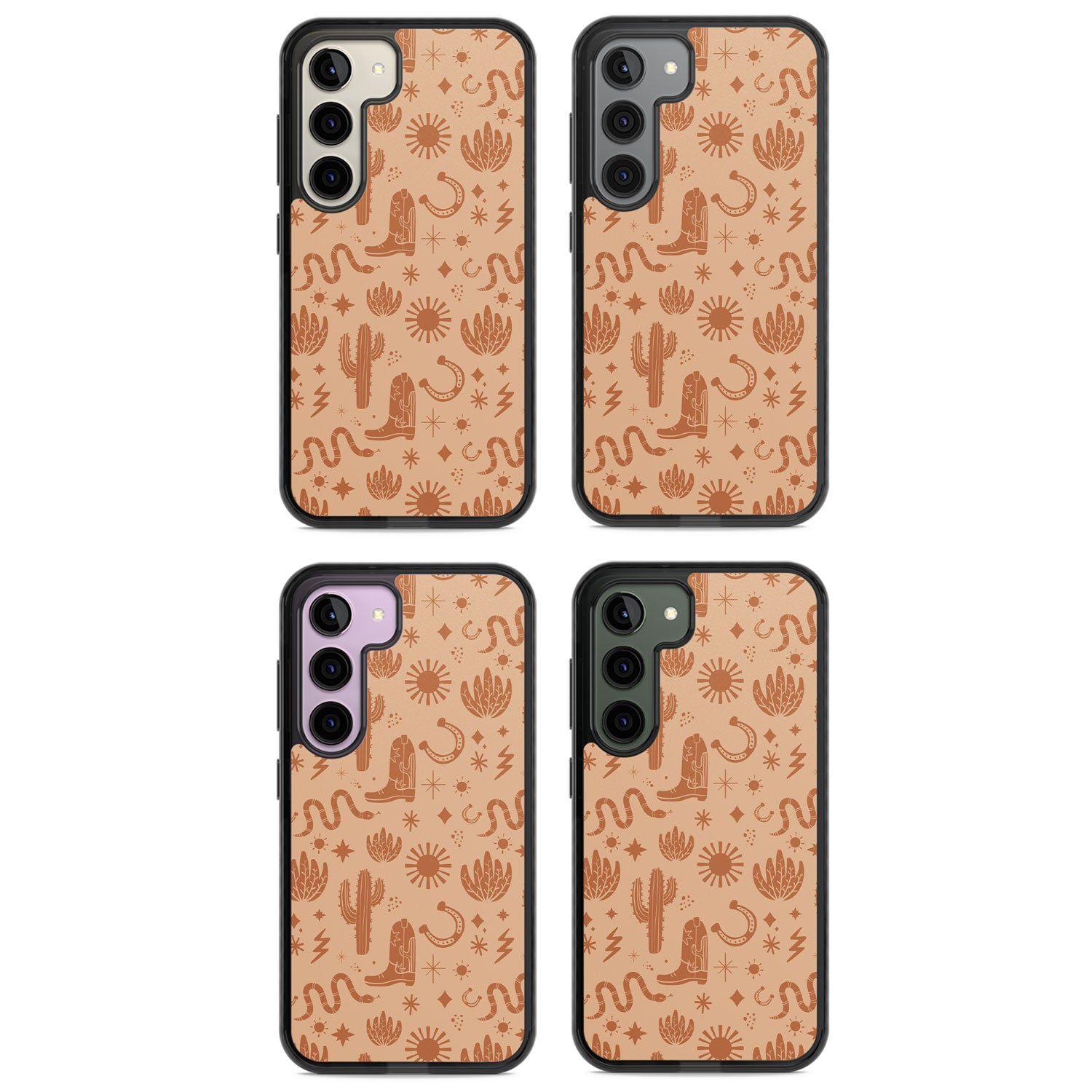 Wild West Pattern Impact Phone Case for Samsung Galaxy S24, Samsung Galaxy S23, Samsung Galaxy S22